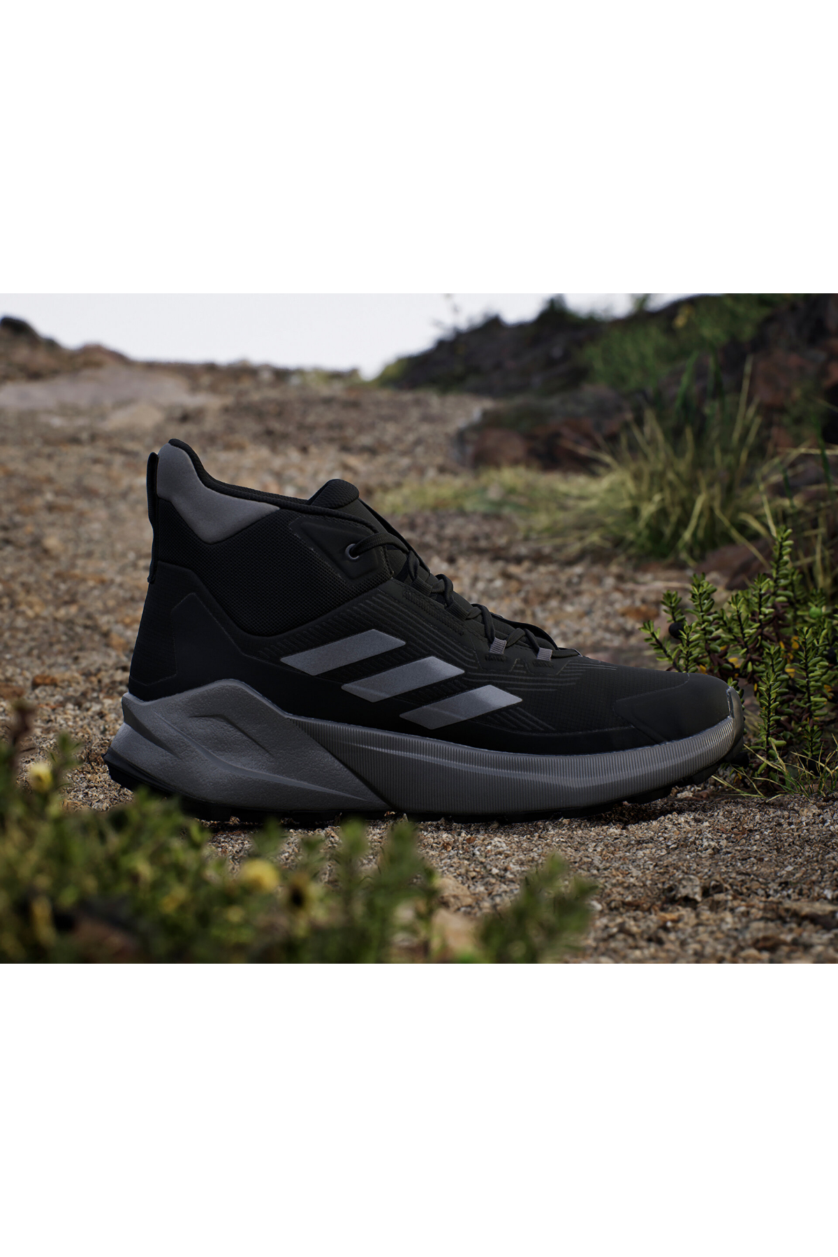 Adidas IE9062 TERREX TRAILMAKER 2 MID GTX Erkek Outdoor Bot Siyah Gri