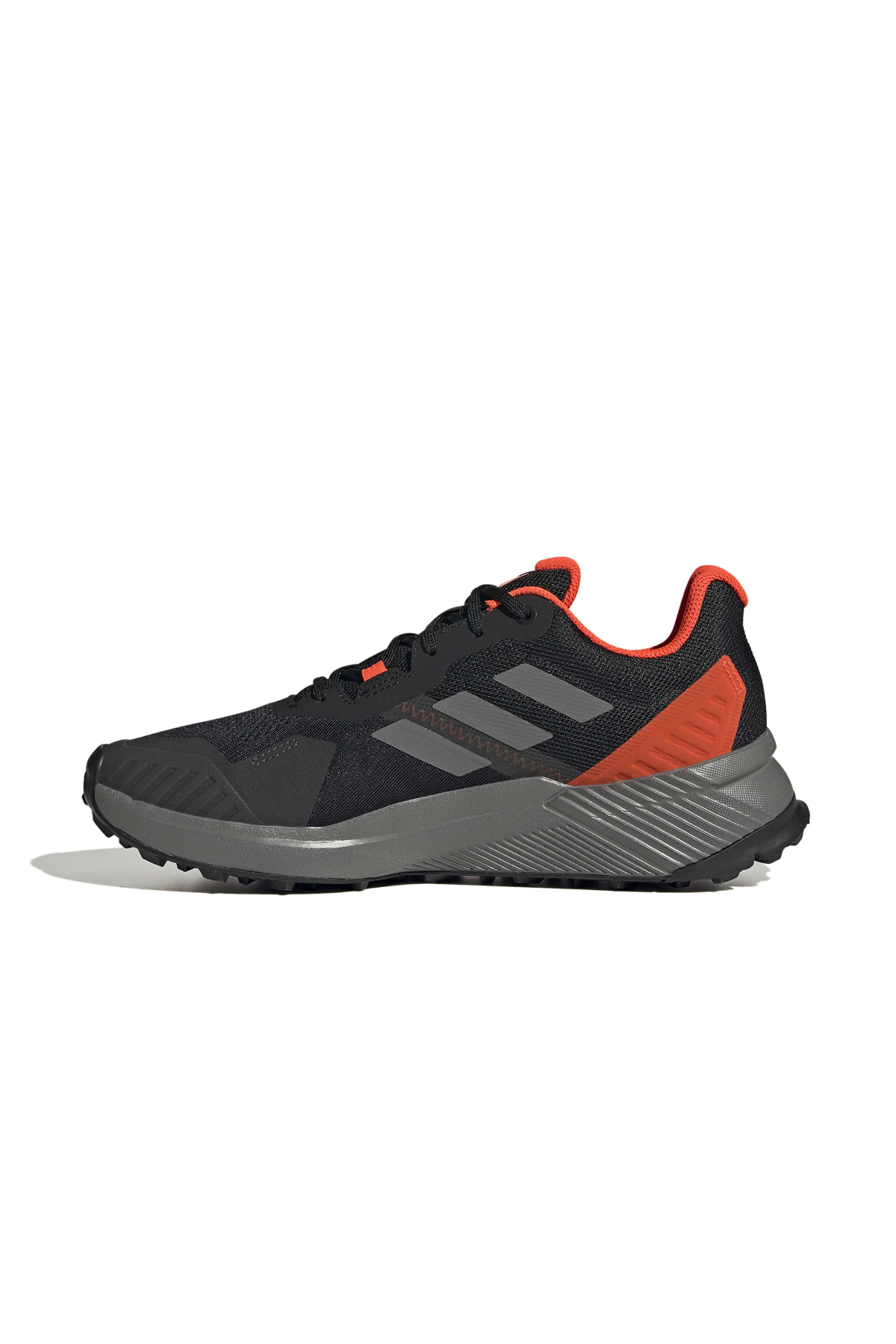 Adidas IF5010 TERREX SOULSTRİTE Erkek Outdoor Arazi Koşu Ayakkabısı Siyah Turuncu