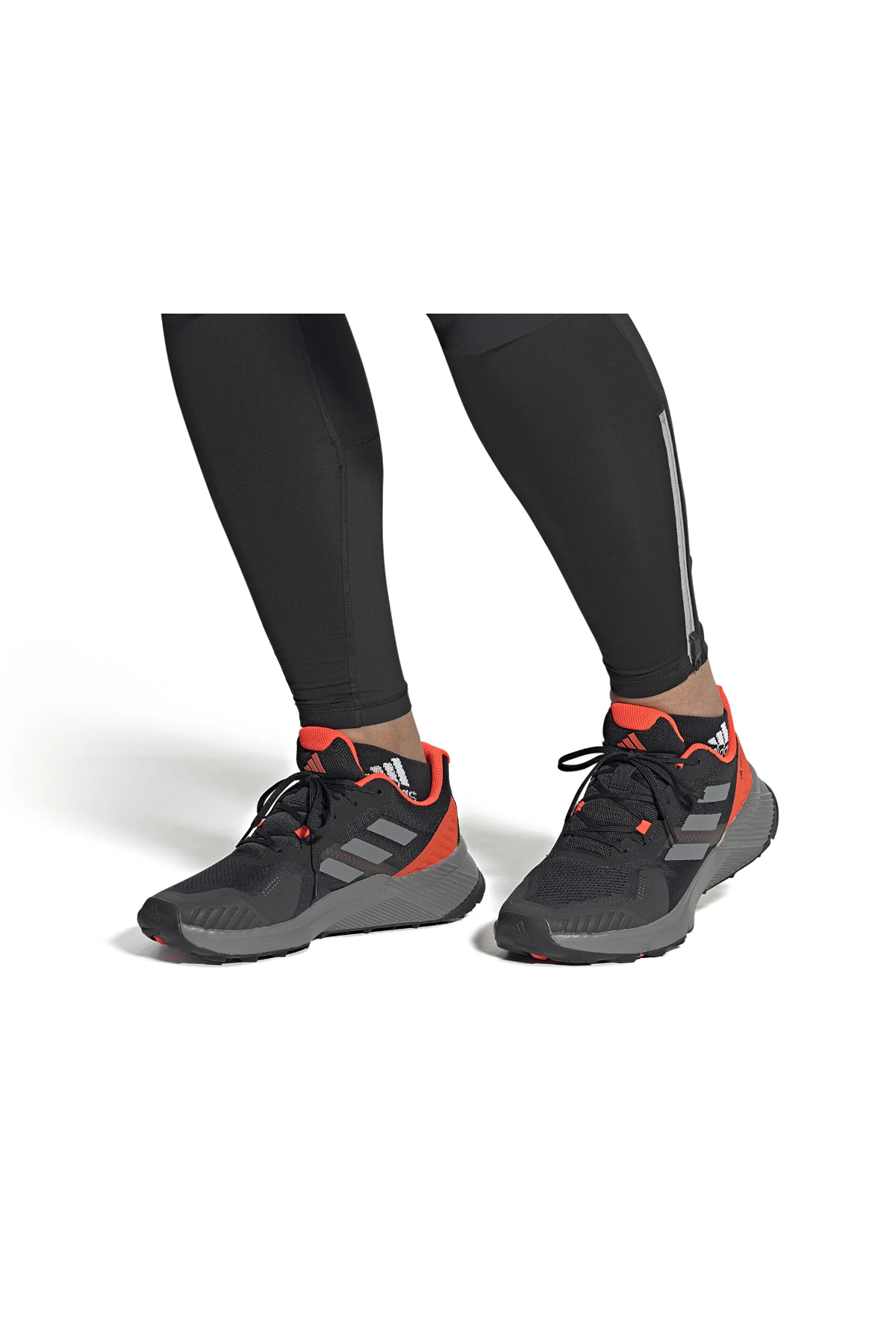 Adidas IF5010 TERREX SOULSTRİTE Erkek Outdoor Arazi Koşu Ayakkabısı Siyah Turuncu