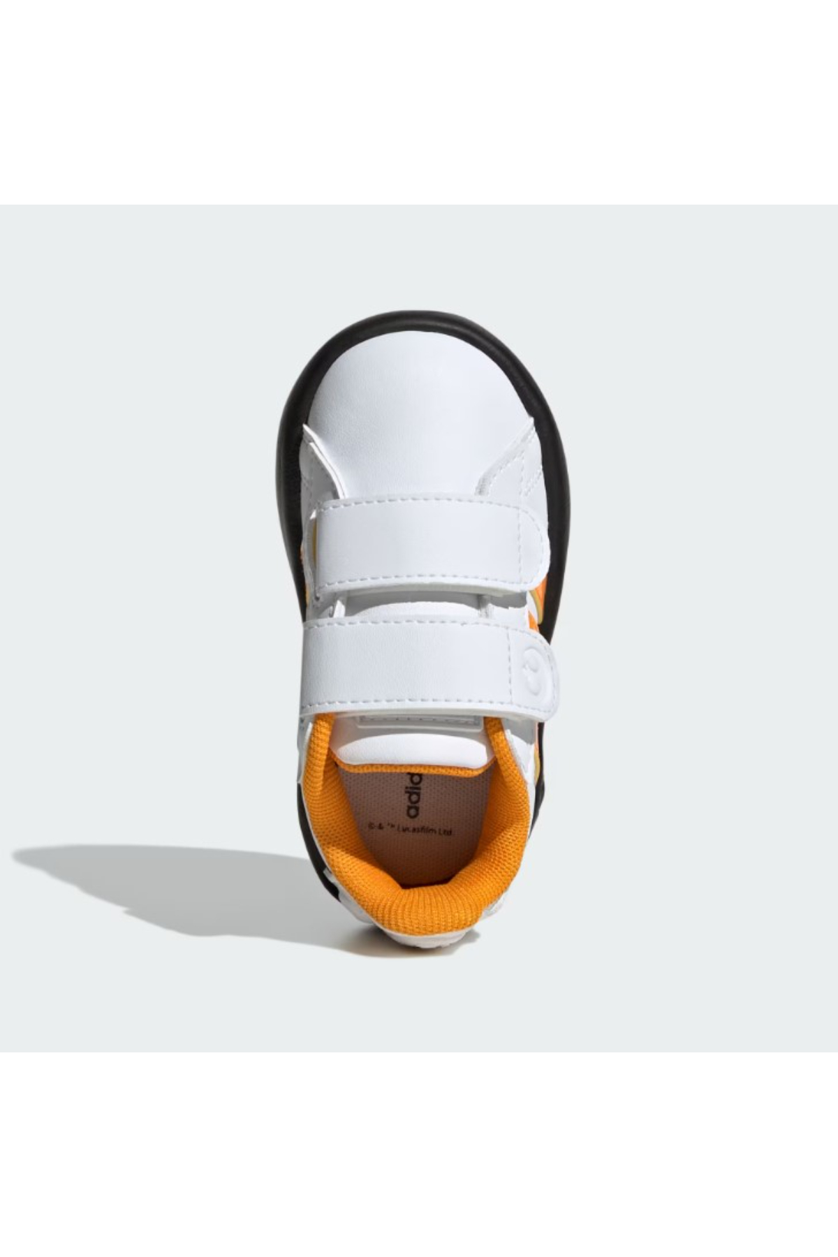 Adidas IH1140 DROIDS Grand Court CF I Çocuk Yürüyüş Ayakkabısı beyaz turuncu