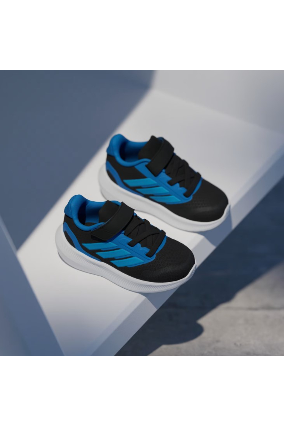 Adidas IH6865 RUNFALCON 5 EL I Çocuk Yürüyüş Ayakkabısı Siyah Mavi