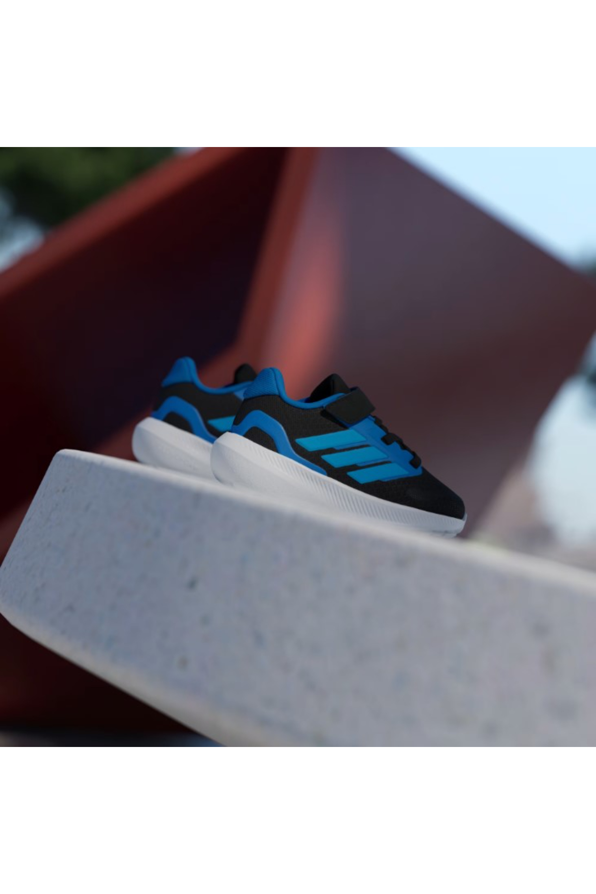 Adidas IH6865 RUNFALCON 5 EL I Çocuk Yürüyüş Ayakkabısı Siyah Mavi