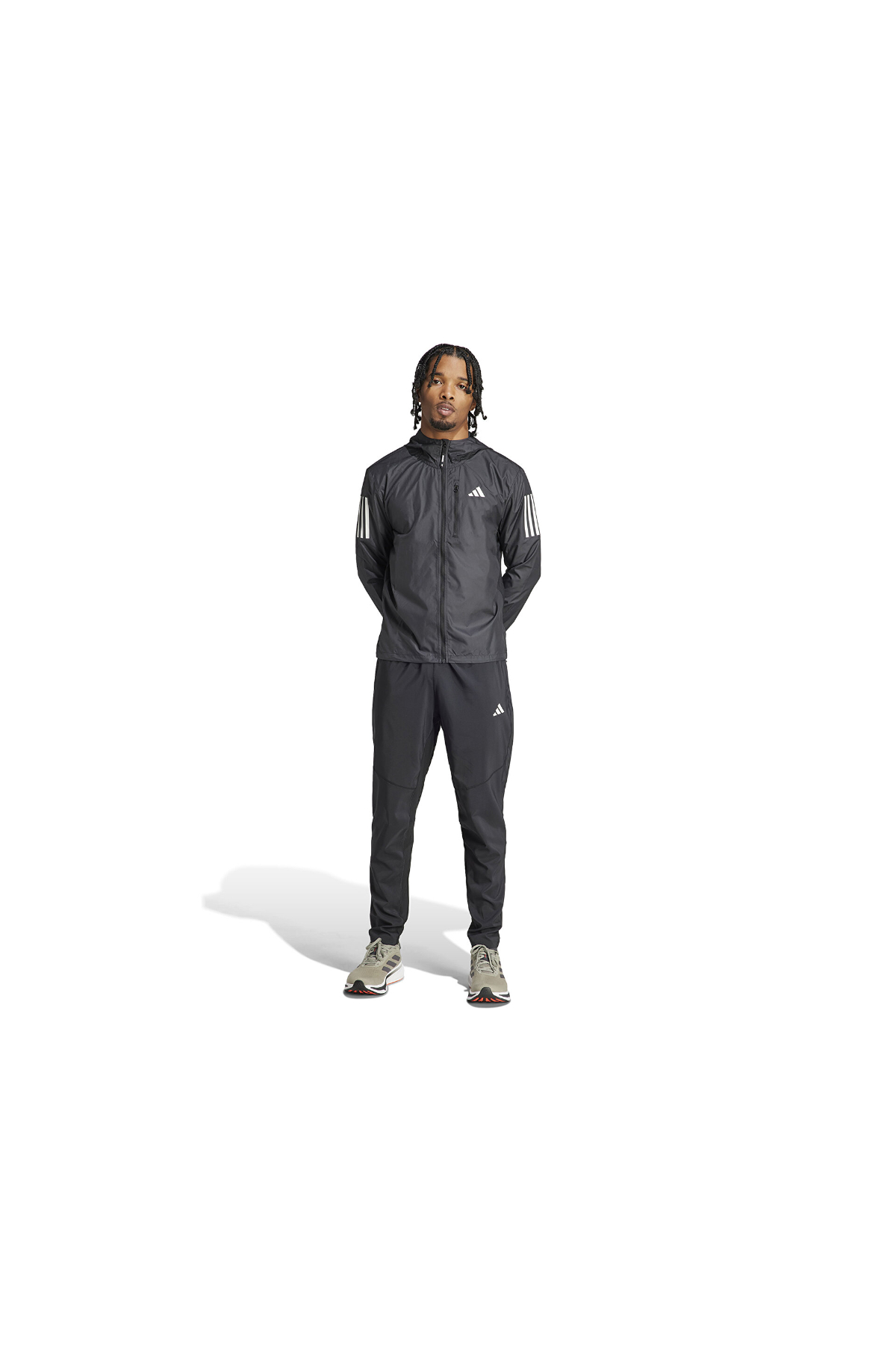 Adidas IN483 OTR B JKT Erkek Rüzgarlık Siyah
