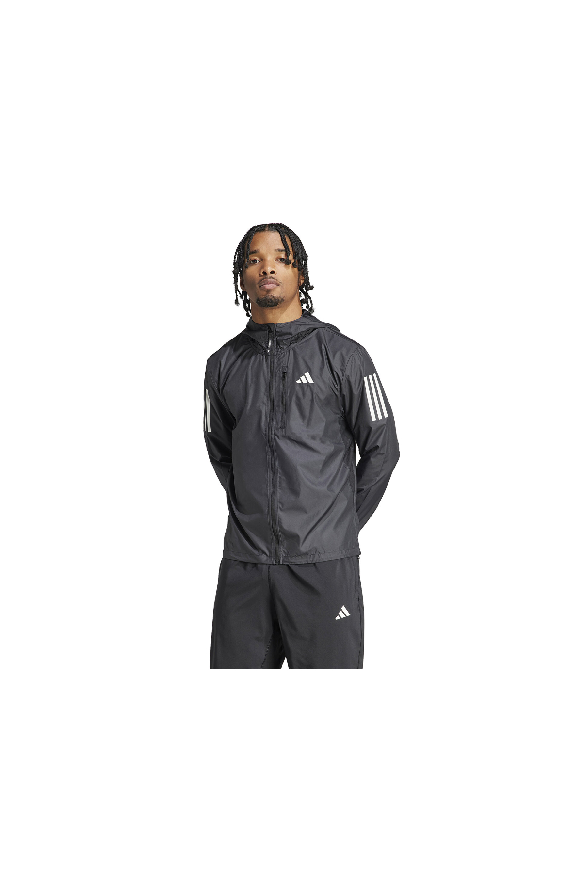 Adidas IN483 OTR B JKT Erkek Rüzgarlık Siyah
