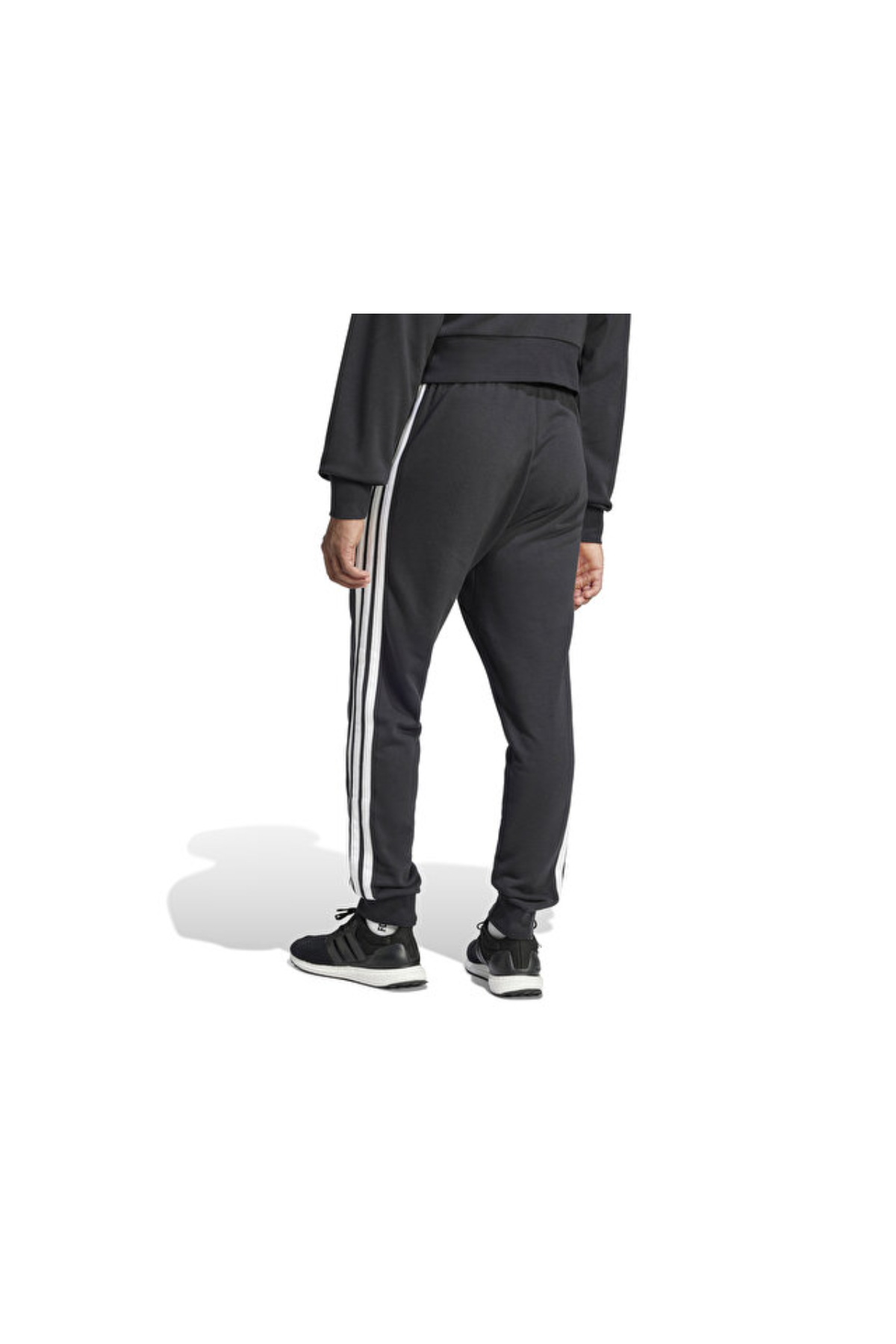 adidas JD1881 M 3S FT TC PT Erkek Alt Eşofman Siyah Beyaz