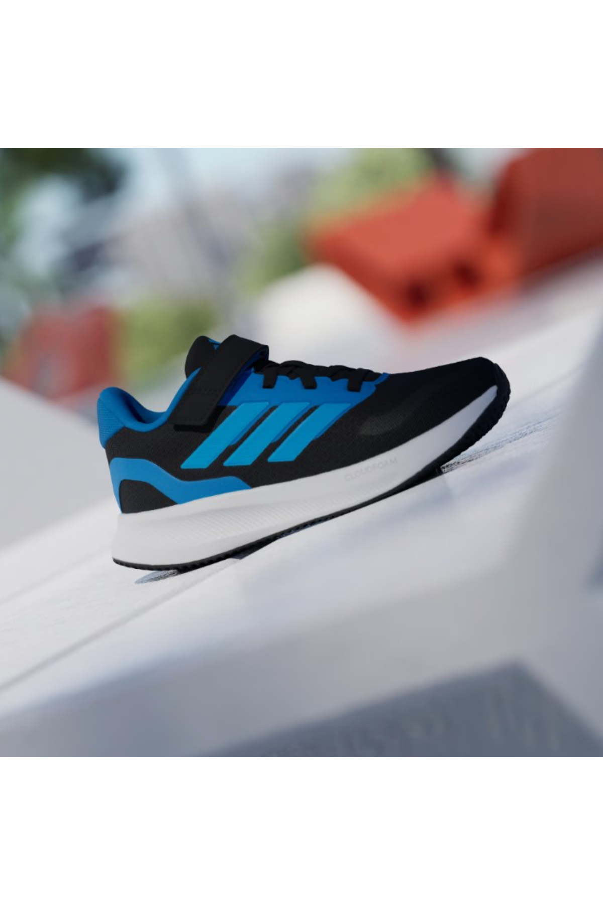 Adidas JP9399 RUNFALCON 5 EL C Çocuk Yürüyüş Ayakkabısı Siyah Mavi