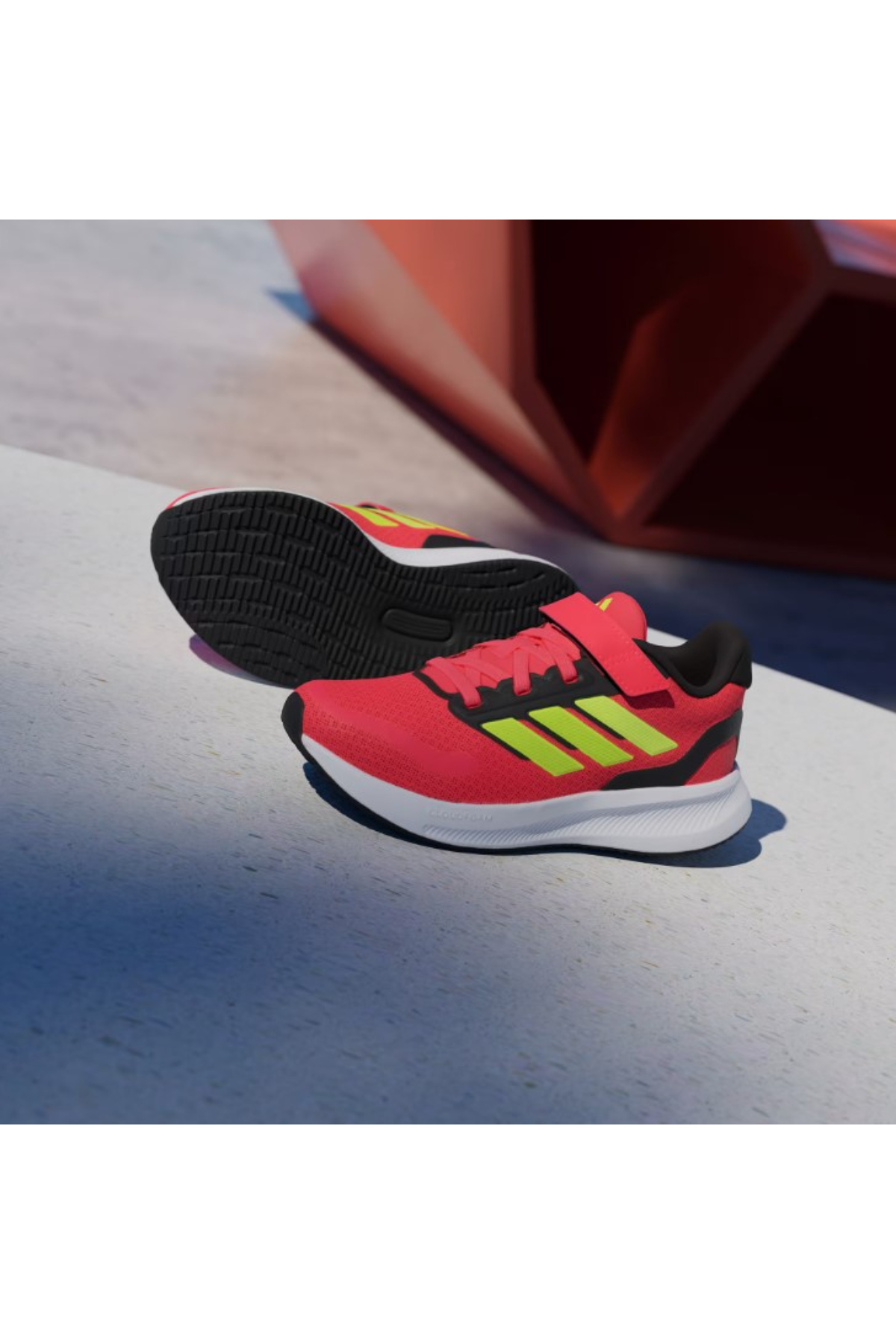 Adidas JP9400 RUNFALCON 5 EL C Çocuk Yürüyüş Ayakkabısı Kırmızı