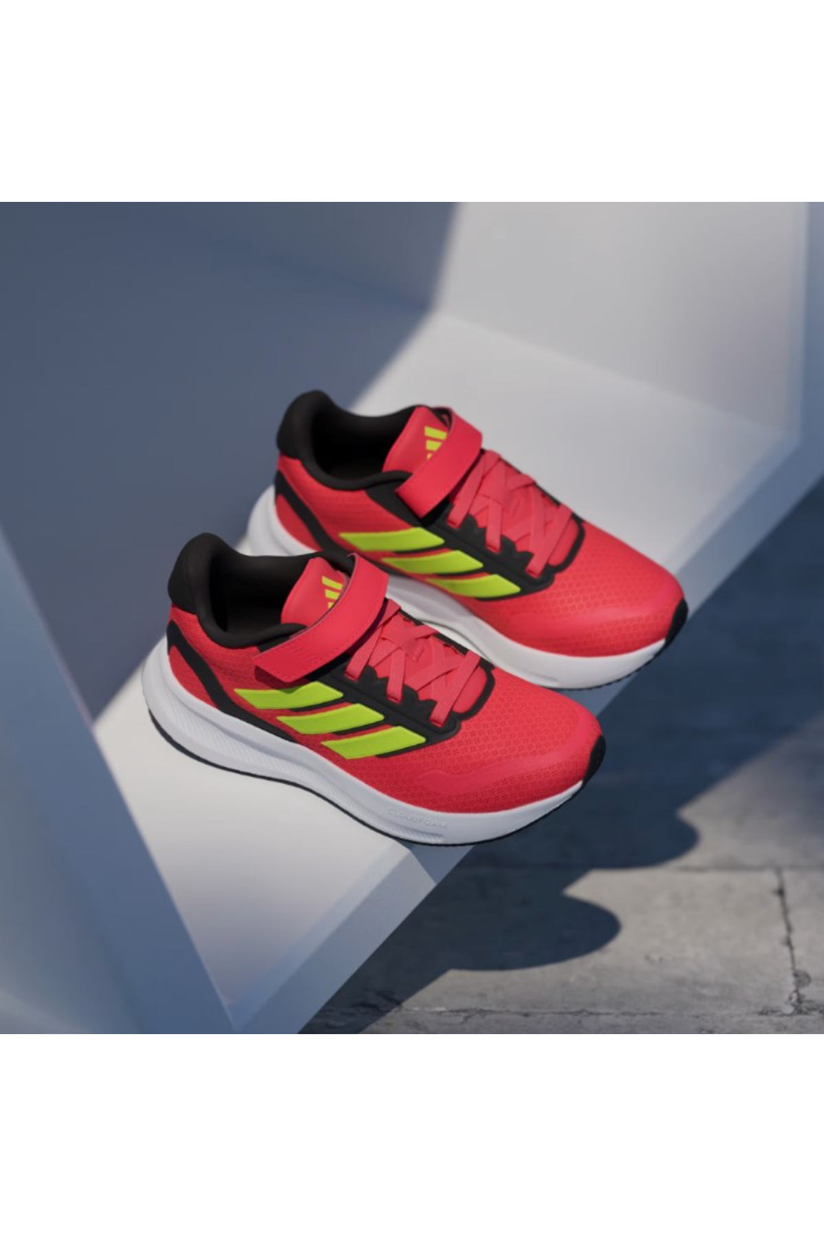 Adidas JP9400 RUNFALCON 5 EL C Çocuk Yürüyüş Ayakkabısı Kırmızı