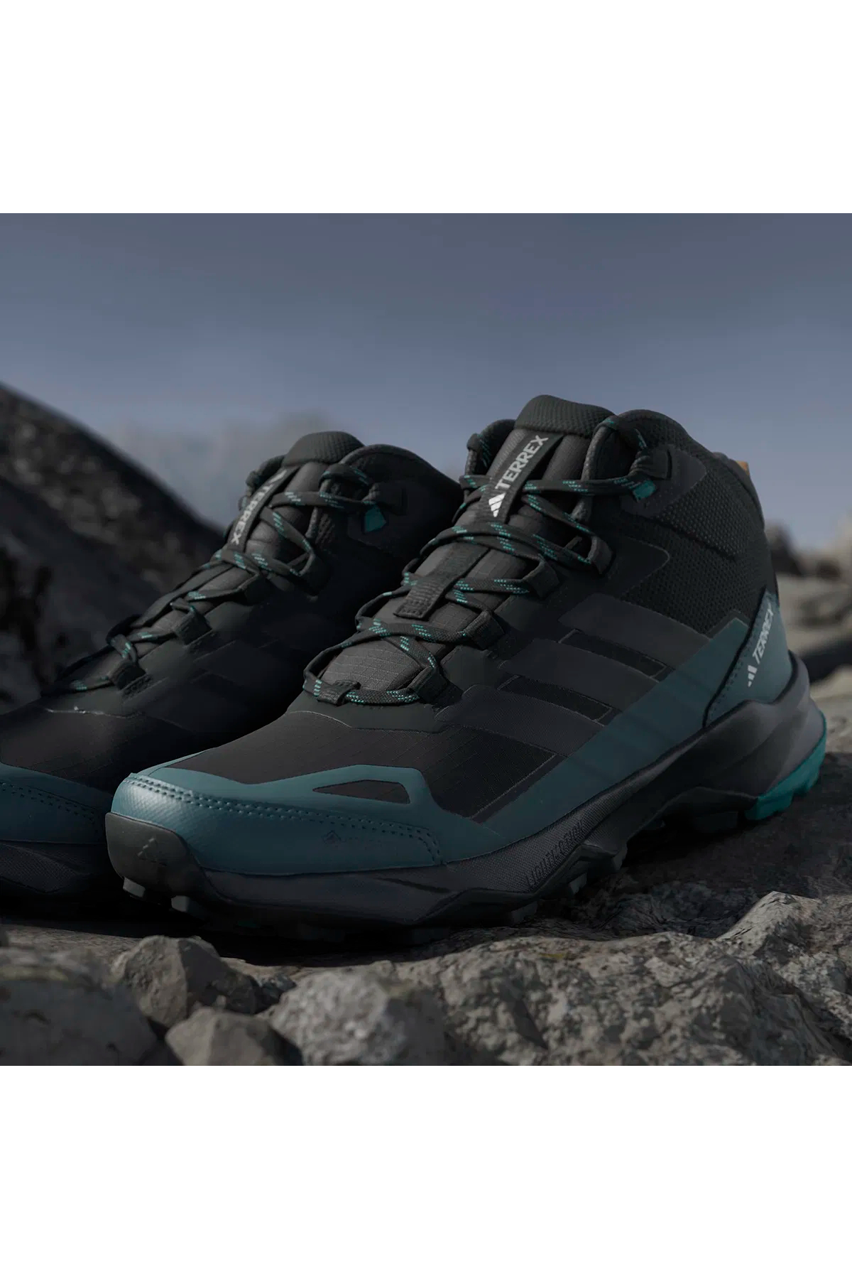 Adidas JQ2206 TERREX SKYCHASER AX5 MID GTX Erkek Outdoor Bot Siyah Mavi