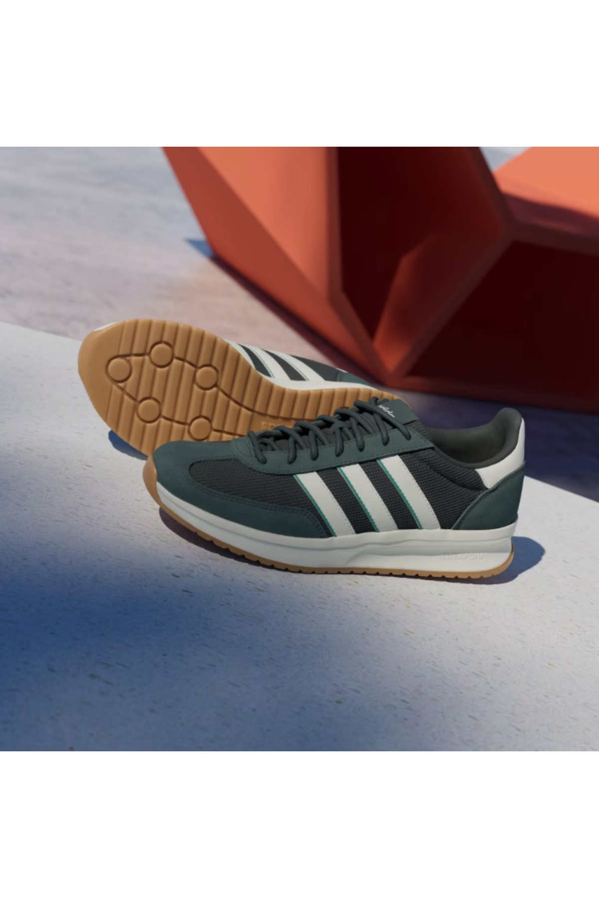 Adidas JR2406 RUN 70s 2.0 Erkek Yürüyüş Ayakkabısı yeşil