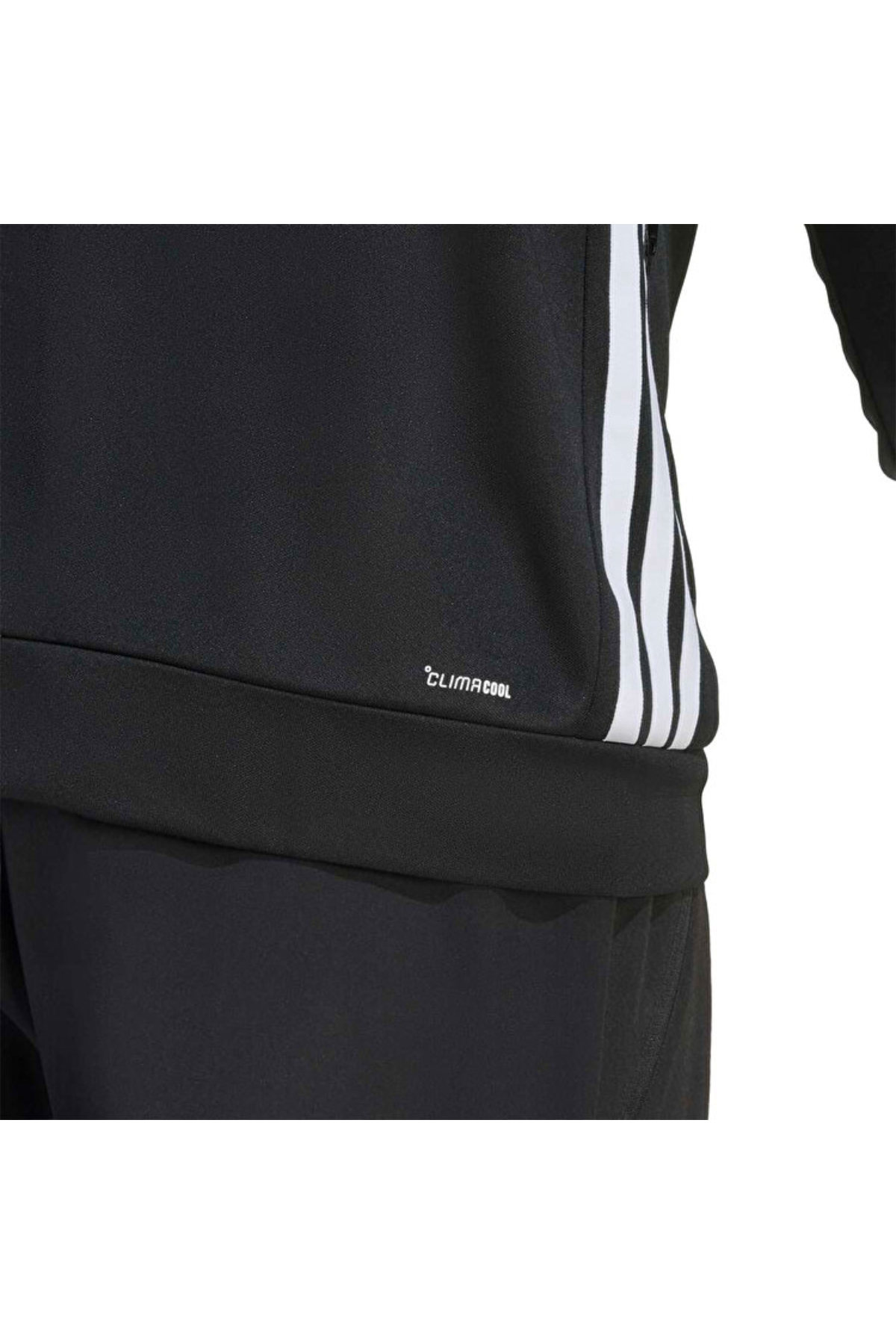 Adidas KA3481 WE ALLSET 3S TT Erkek Eşofman Üstü Siyah Beyaz