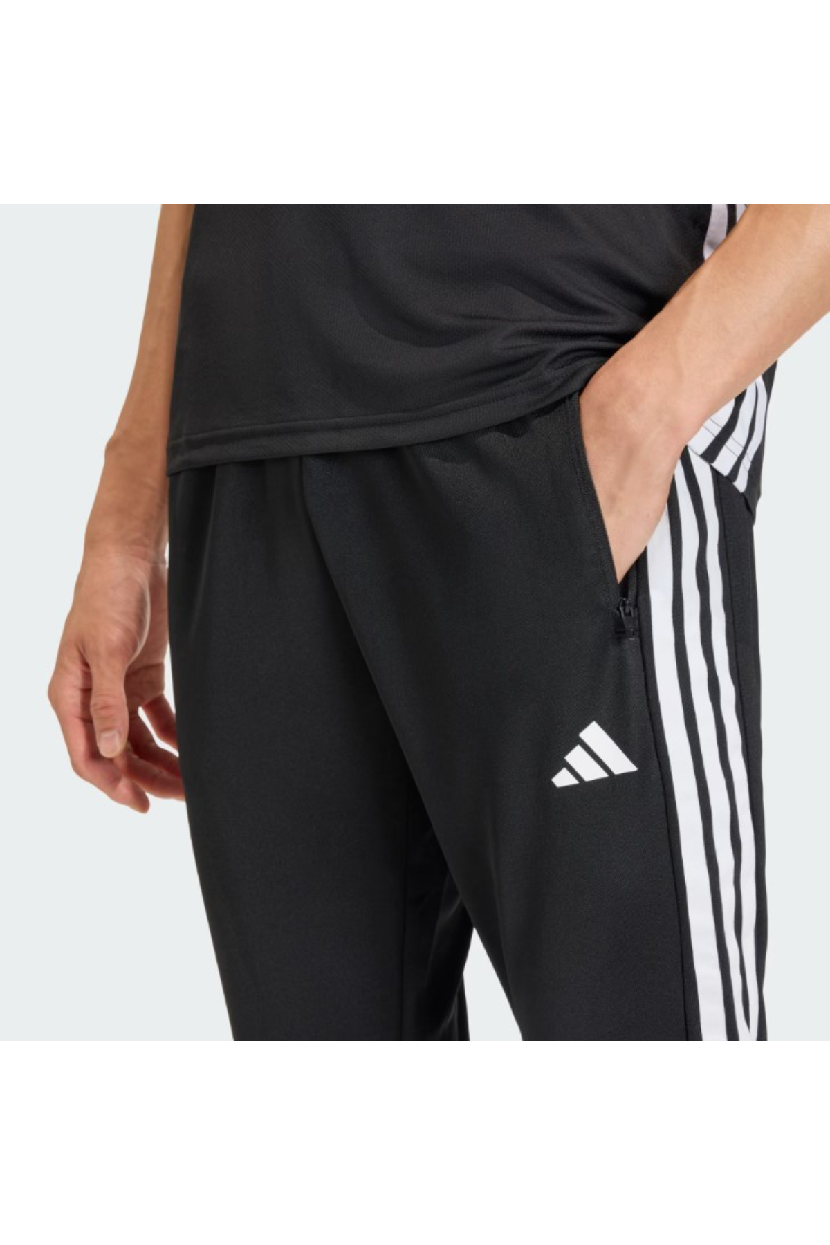 Adidas KA3590 WE ALLSET 3S PT Erkek Alt Eşofman Siyah Beyaz