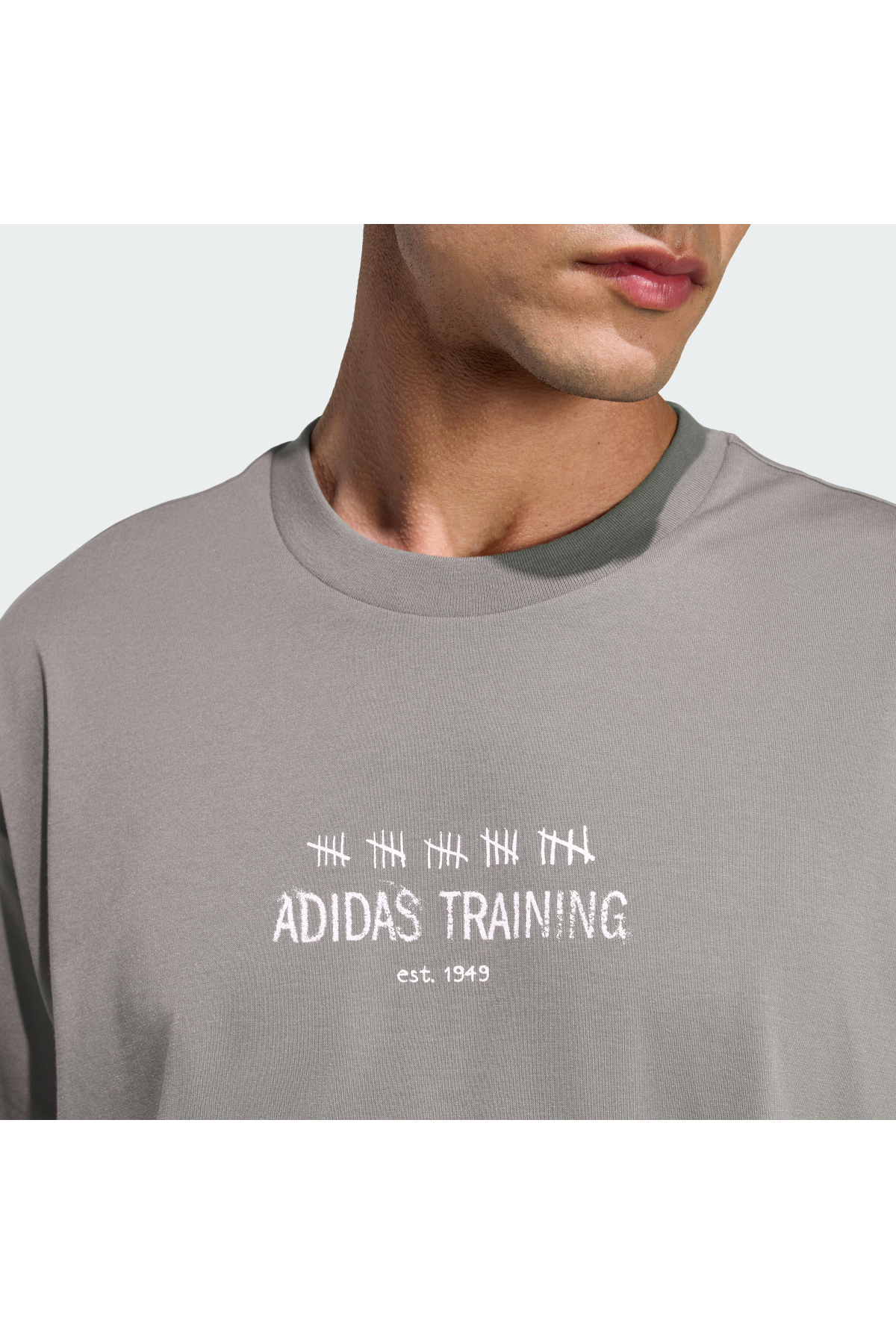 Adidas KB9400 M PWR G T Erkek T-Shirt Gri