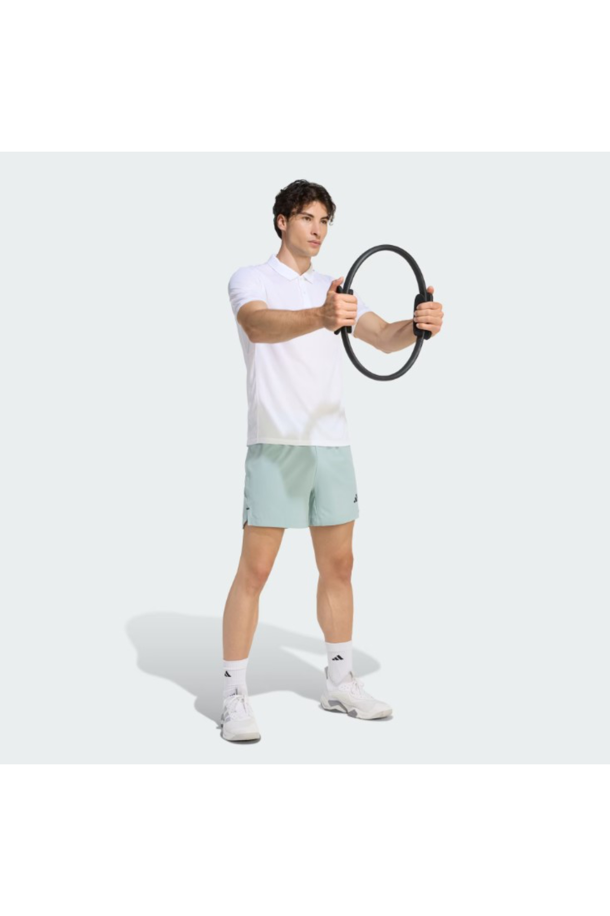 Adidas KD5436 WE BAS POLO Erkek Polo Yaka T-Shirt Beyaz