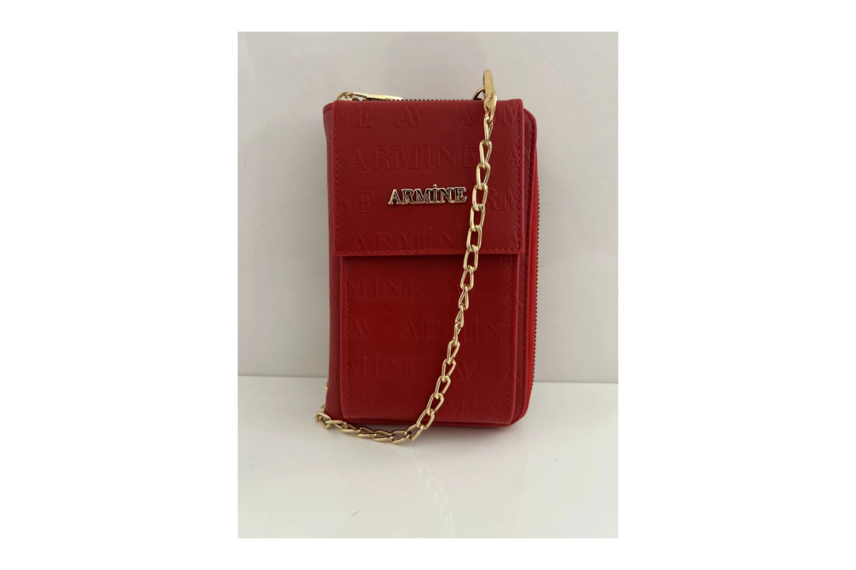 Armine 265 Bayan Çanta Kırmızı Lazer Kırmızı