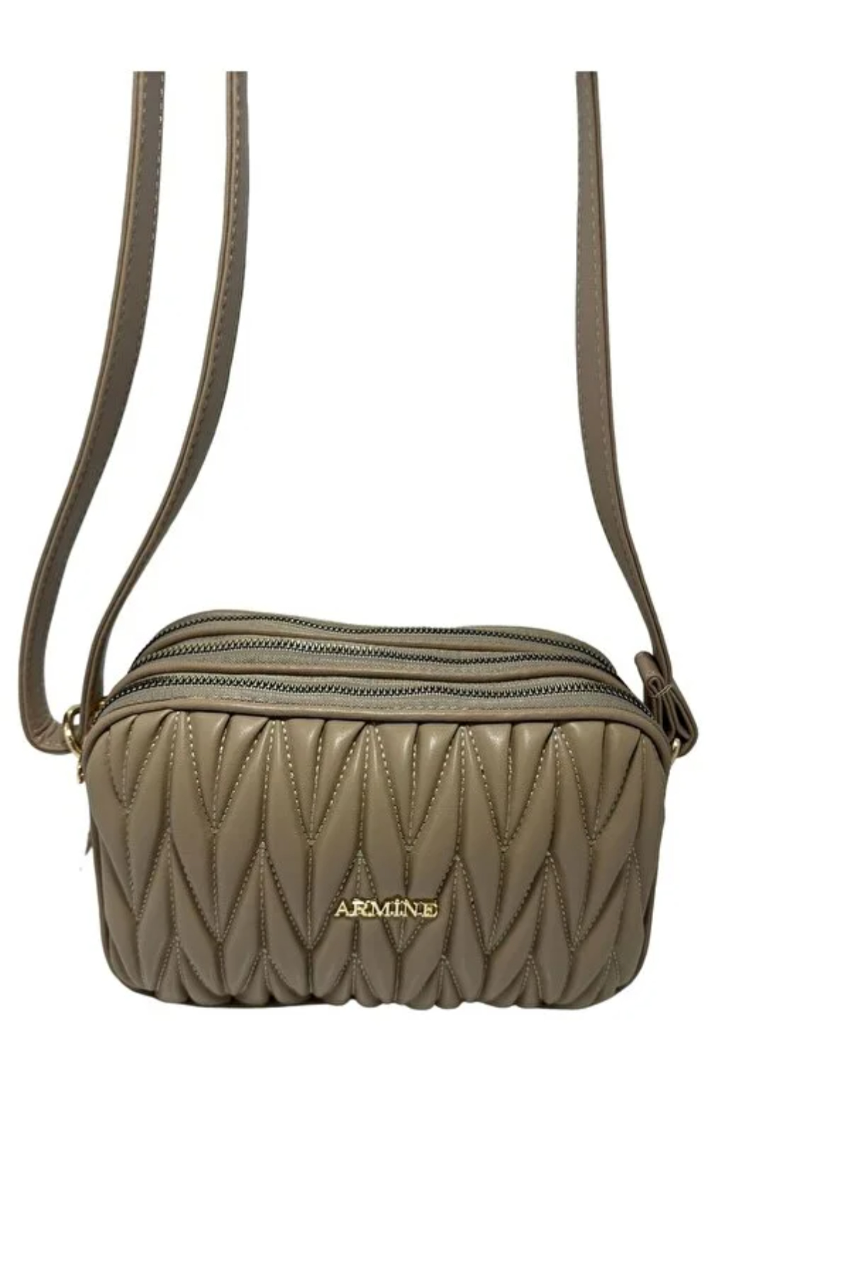 Armine 357 Kadın Omuz Çantası Vizon