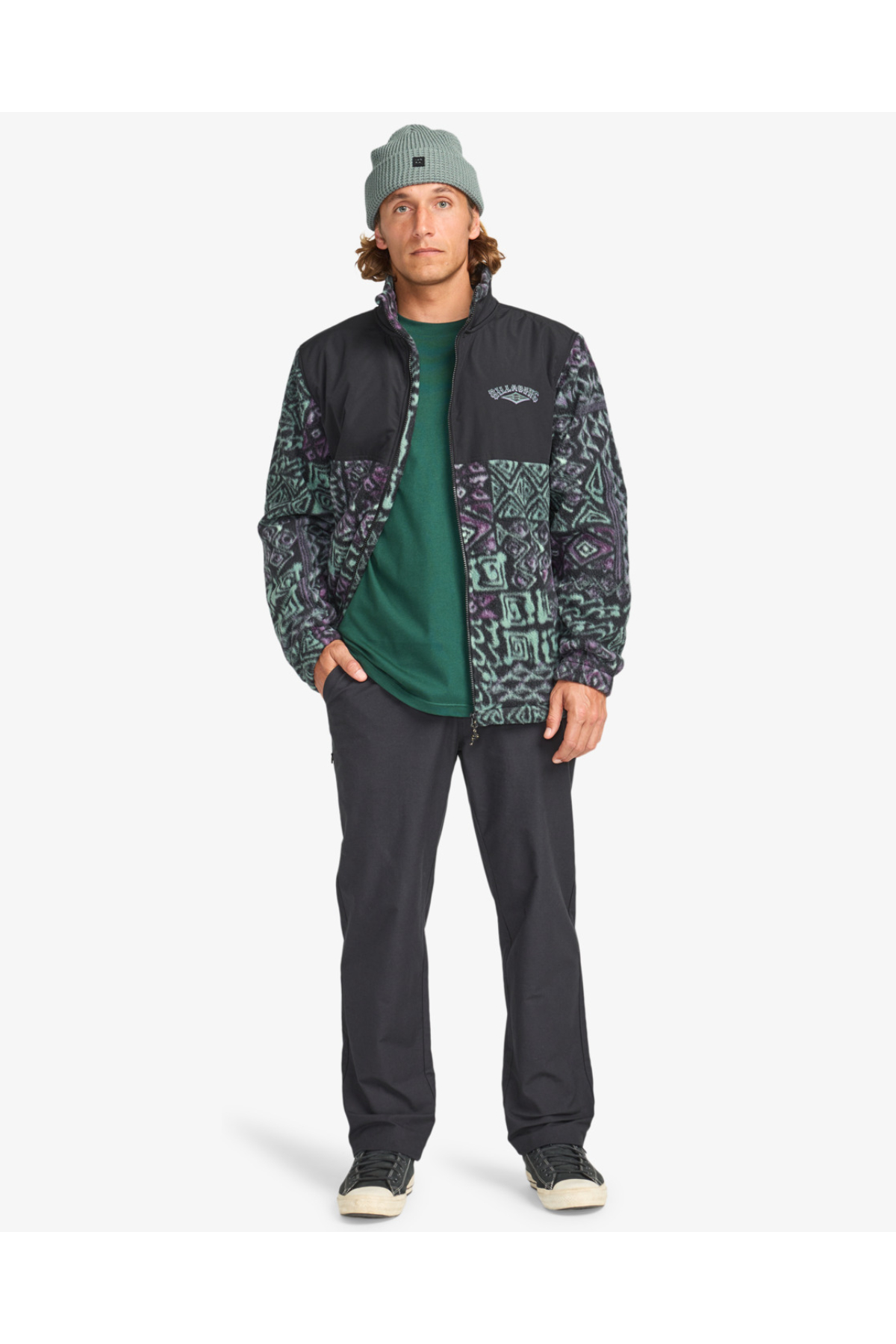 BİLLABONG EBYFT00144 BOUNDARY RE-ISSUE Erkek Polar Mor Mavi