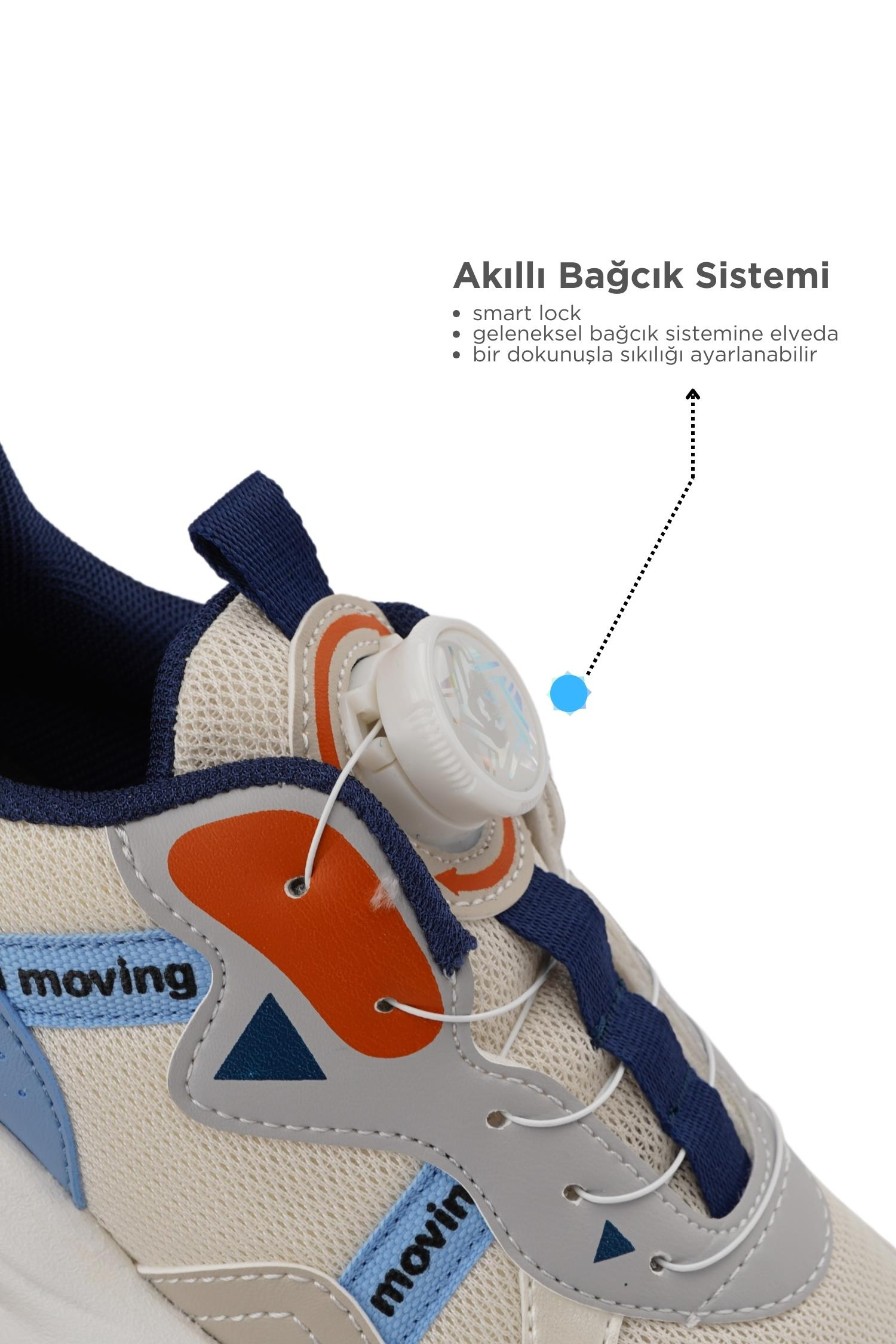 BoBe KIDS REX Mekanizmalı FLT Unisex Çocuk Ayakkabısı Mavi Mavi