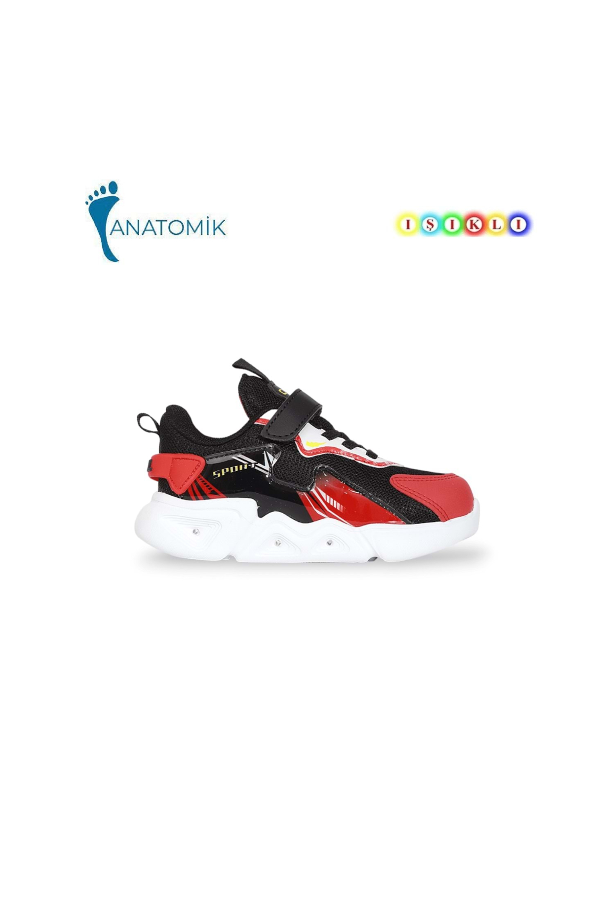 BoBe KIDS RUBY PTK Erkek Çocuk Spor Ayakkabısı Kırmızı