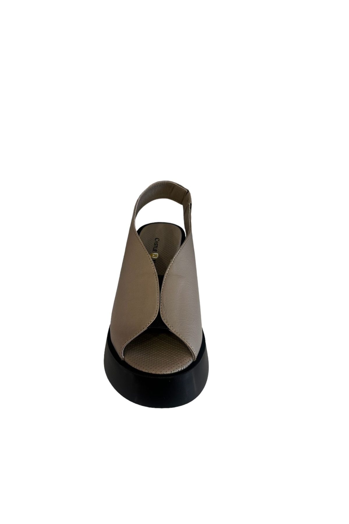 Castle Black 42624 Kadın Hakiki Deri Yazlık Ayakkabı Vizon
