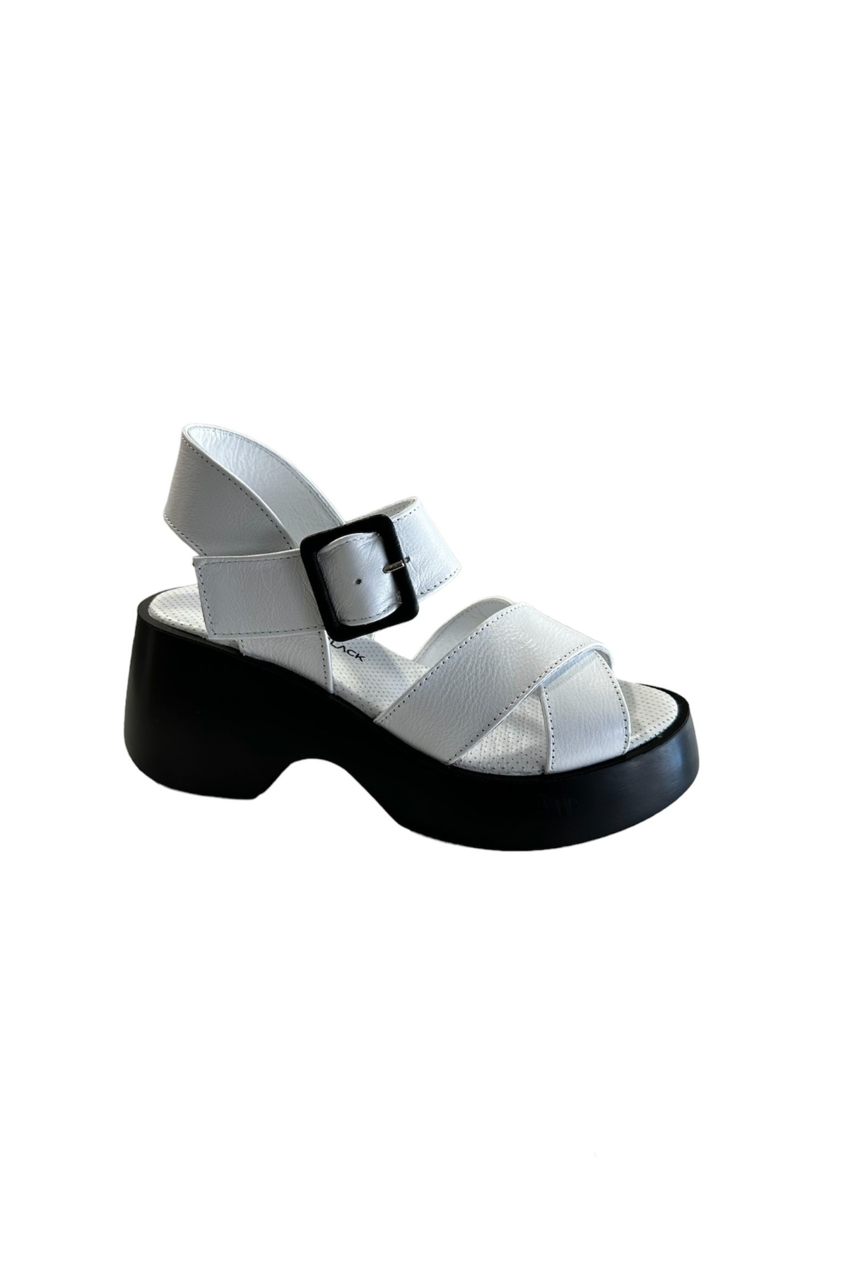 Castle Black 42627 Kadın Hakiki Deri Yazlık Ayakkabı Beyaz