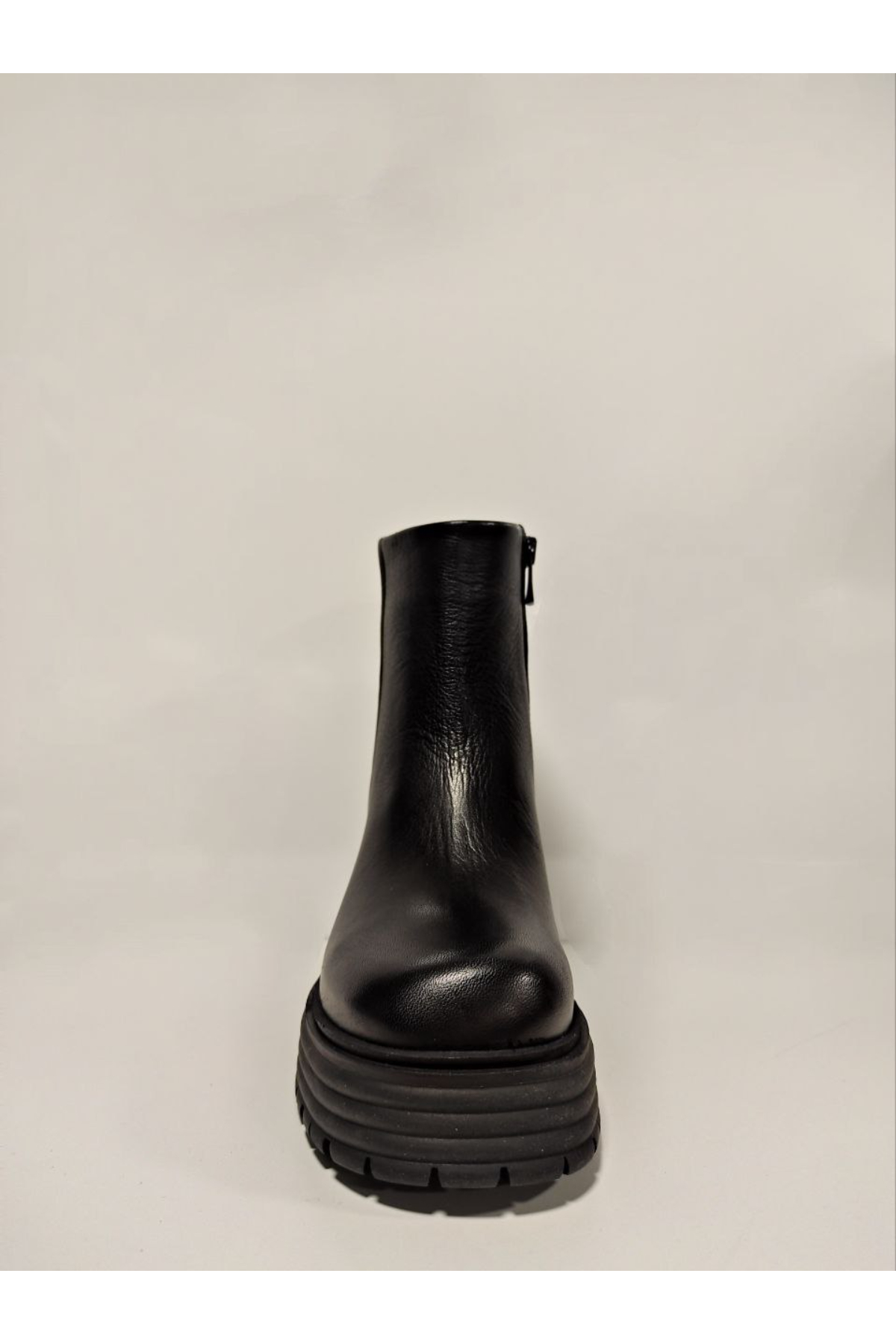 Castle Black 543622-1 Hakikki Deri Kadın Botu Siyah