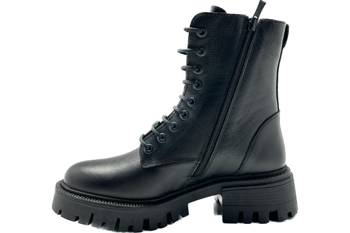 Castle Black YLDZ-23781-1 Kadın Hakiki Deri Bot Siyah