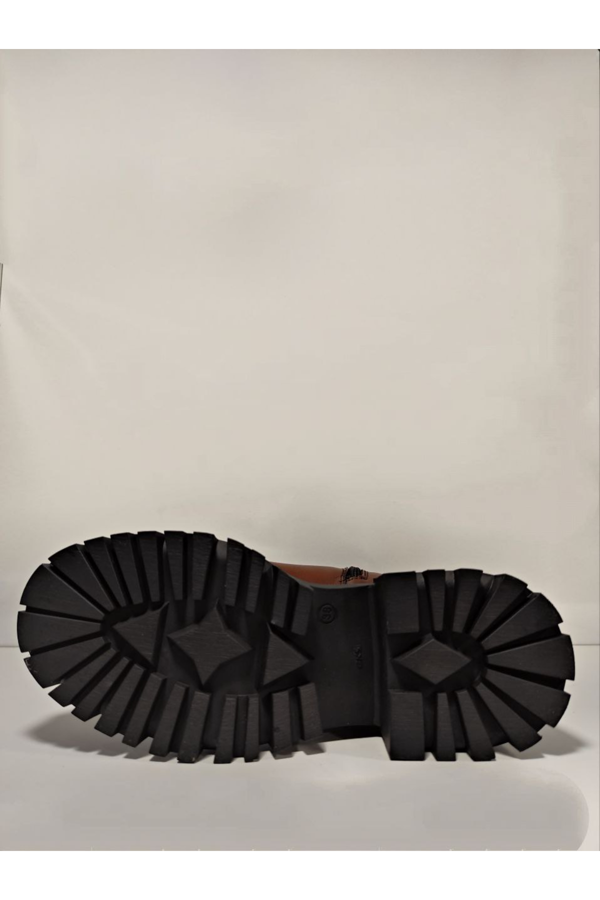 Castle Black YLDZ-23782-1 Hakiki Deri Kadın Botu Taba