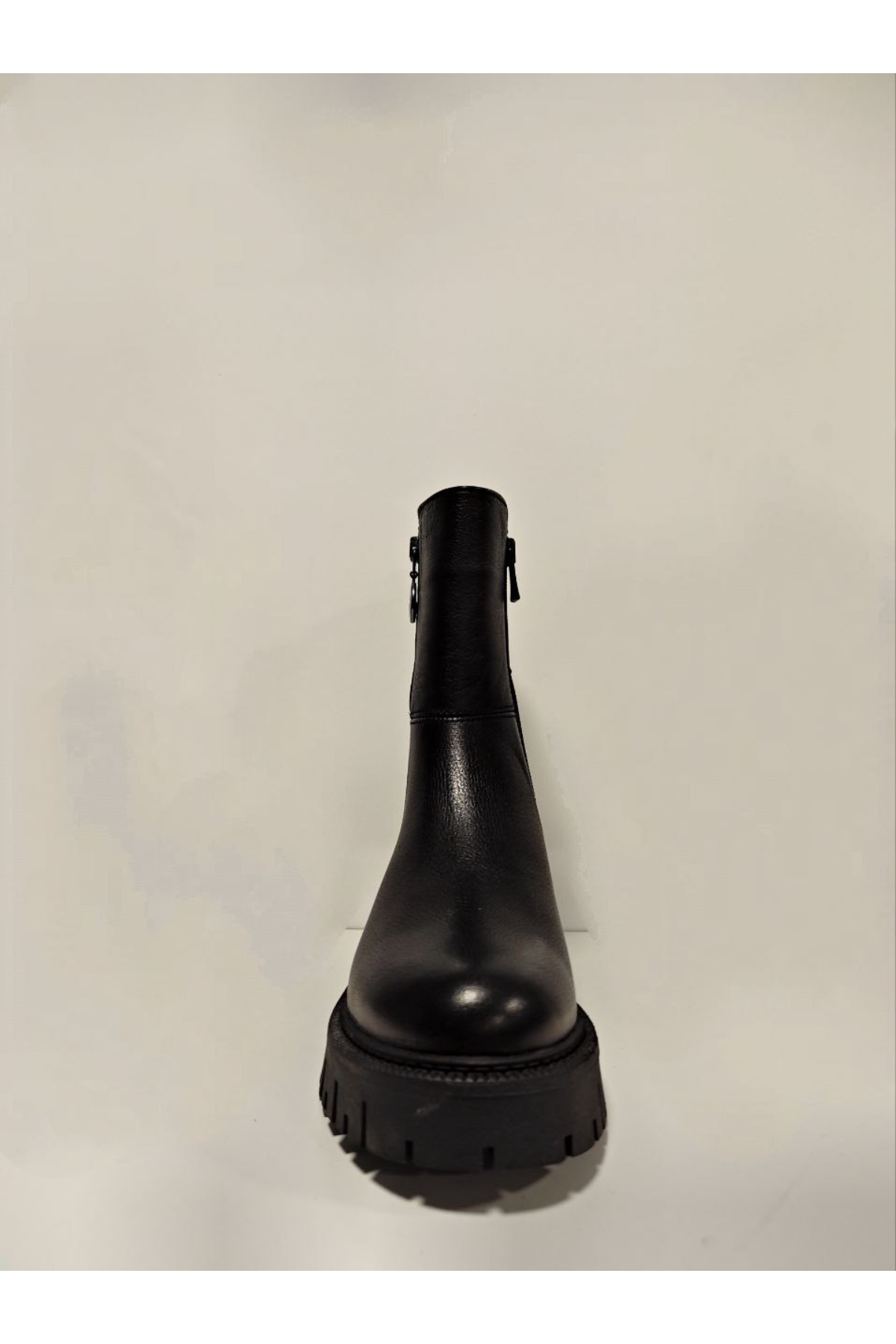 Castle Black YLDZ-23782-1 Hakiki Deri Kadın Botu Siyah