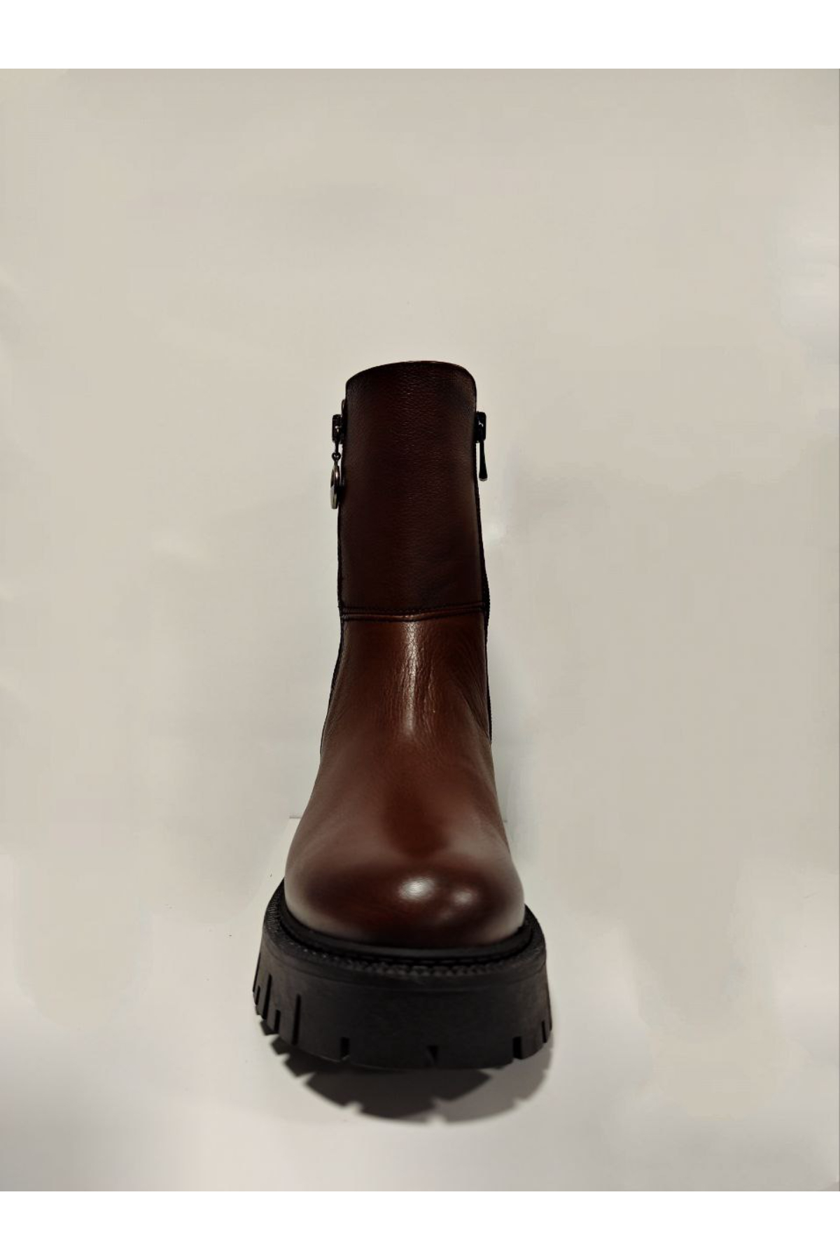 Castle Black YLDZ-23782-1 Hakiki Deri Kadın Botu Taba