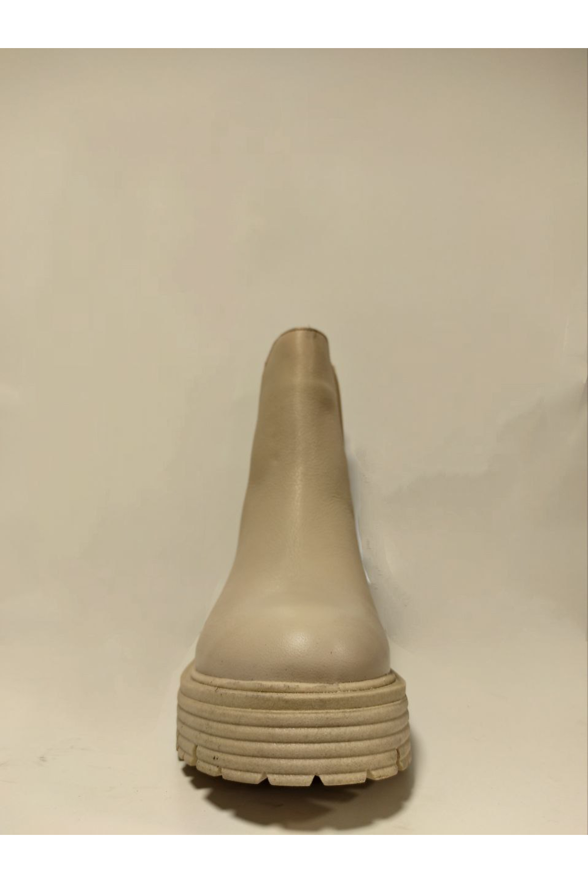 Castle Black YLDZ-23821-1 Hakkiki Deri Kadın Bot bej