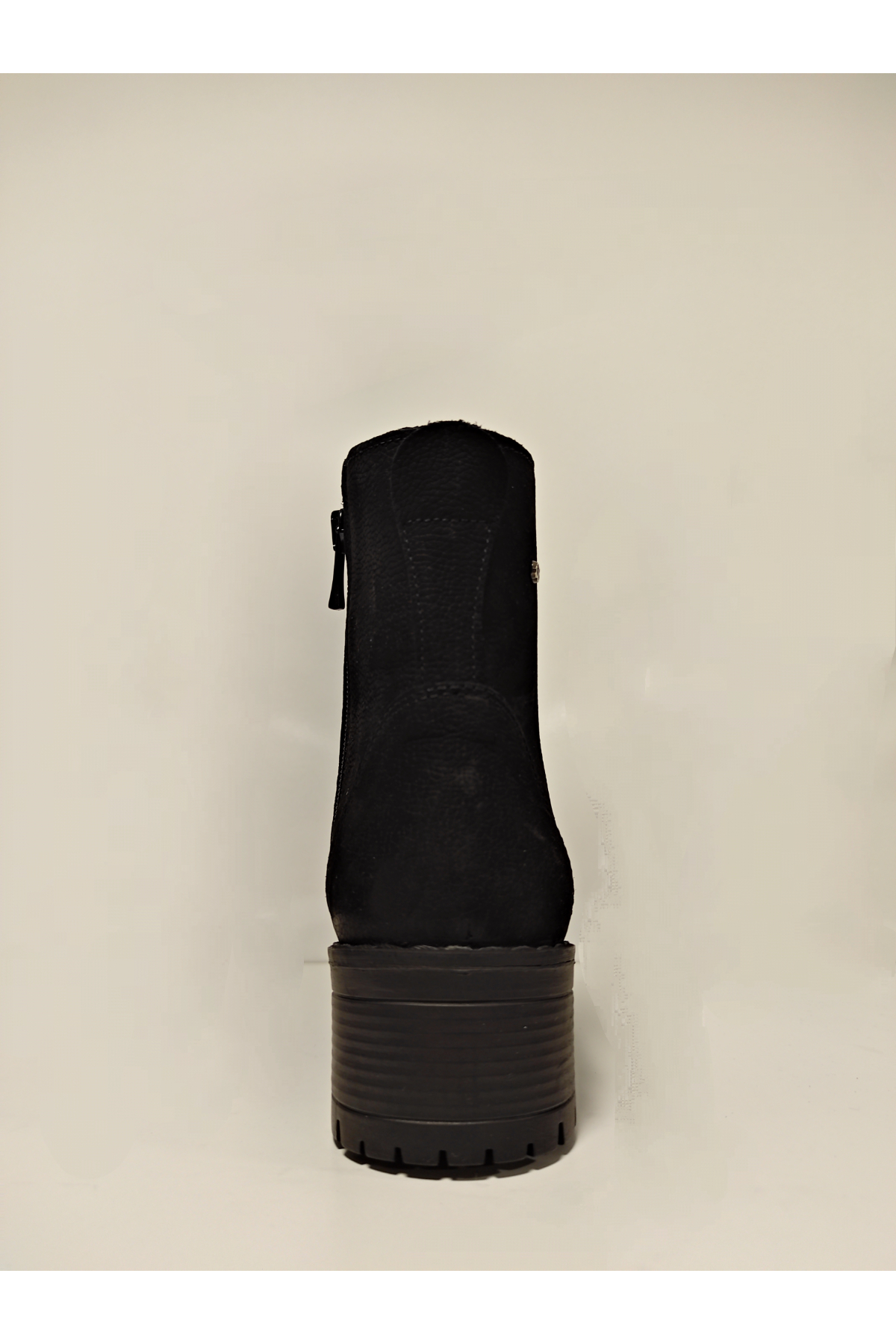 Castle Black YLDZ-2670-2 Siyah Hakiki Deri Kadın Bot Siyah