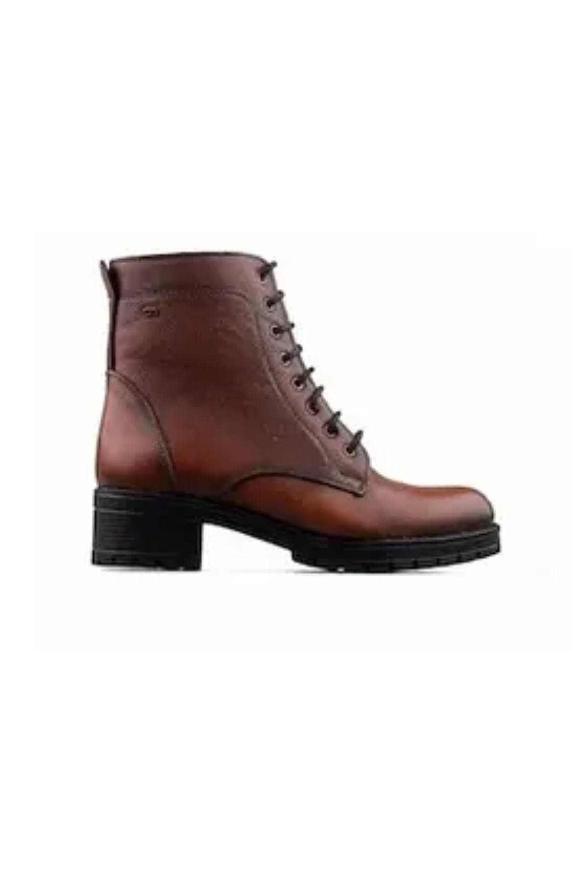 Castle Black YLDZ-2680-1 Hakiki Deri Kadın Botu Kahverengi