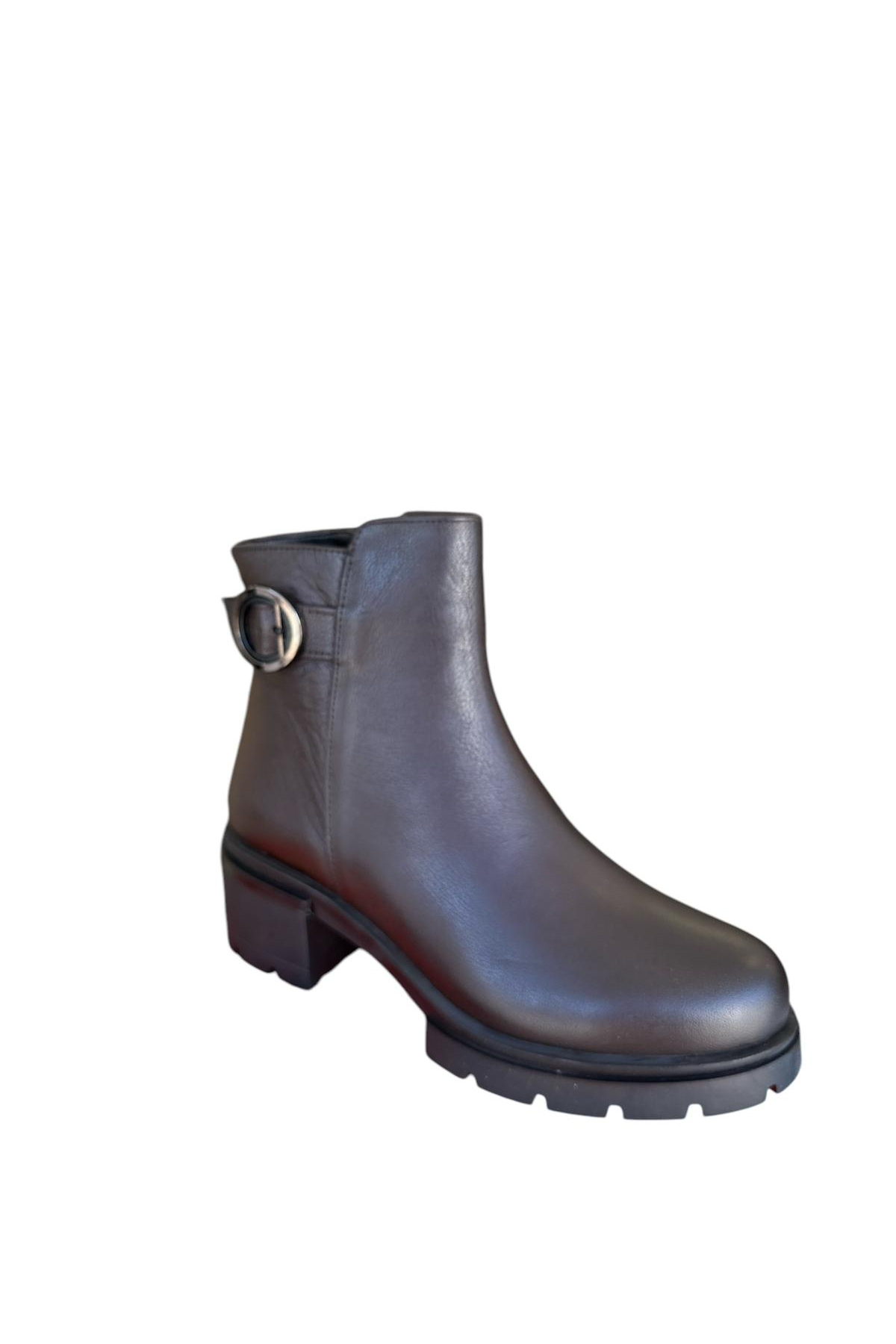 Castle Black YLDZ-27362-1 Kadın Hakiki Deri Klasik Bot Kahverengi