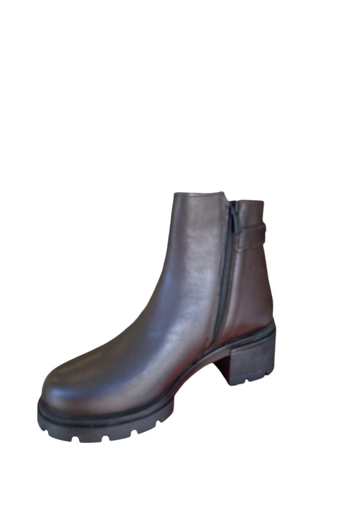 Castle Black YLDZ-27362-1 Kadın Hakiki Deri Klasik Bot Kahverengi