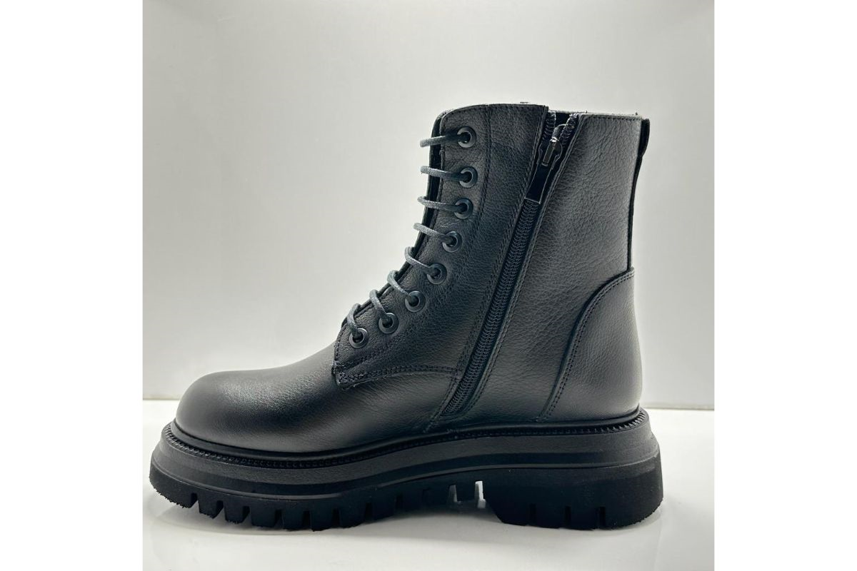 Castle Black YLDZ-27400-1 Siyah Hakiki Deri Kadın Bot Siyah