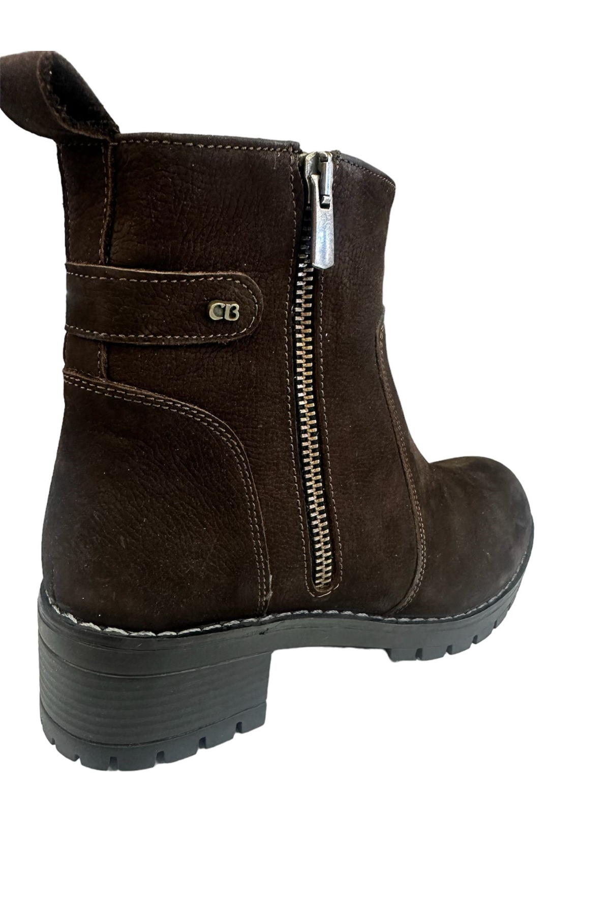 Castle Black YLDZ-4663-2 Hakiki Deri Kadın Bot Kahverengi