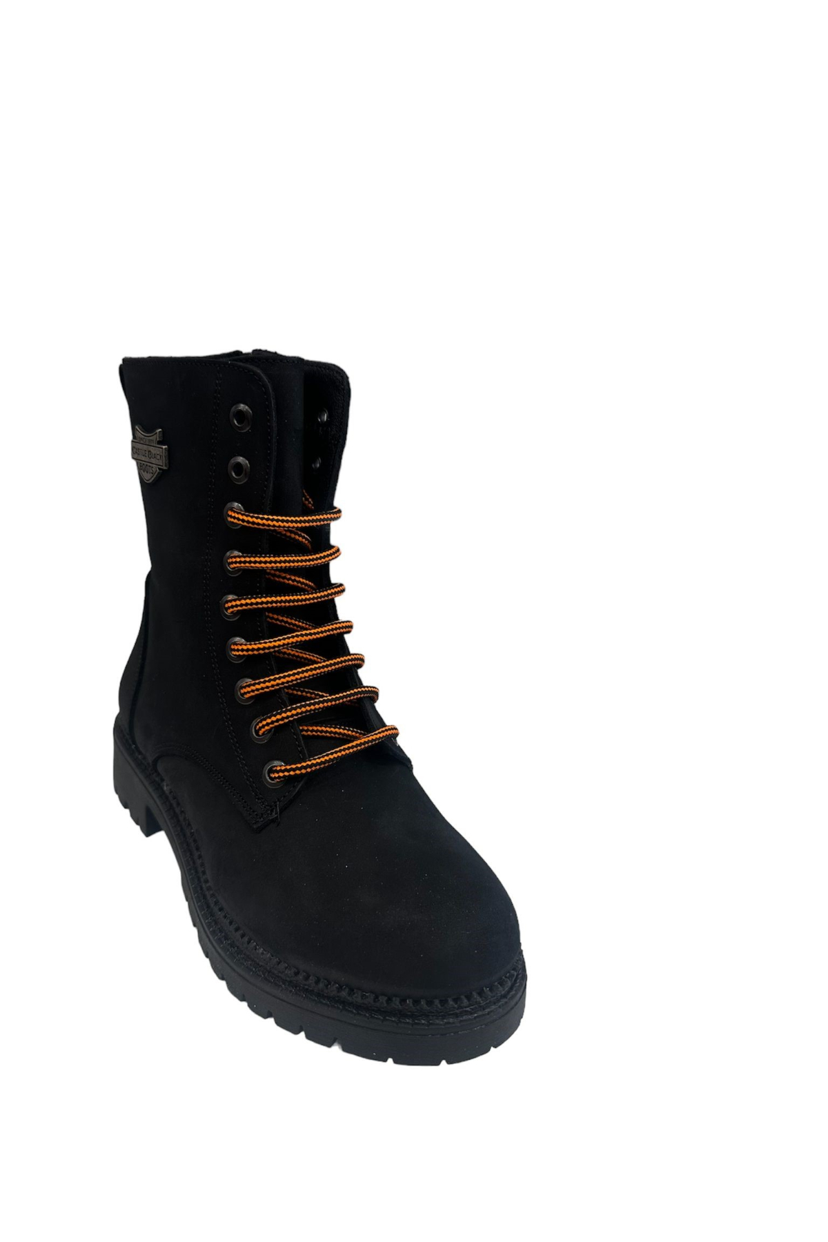 Castle Black YLDZ-90006-9 Hakikki Deri Kadın Bot Siyah