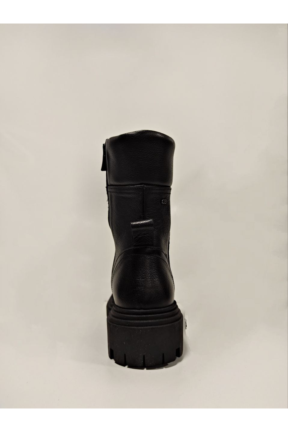 Castle Black YLDZ-9233-1 Siyah Hakiki Deri Kadın Bot Siyah