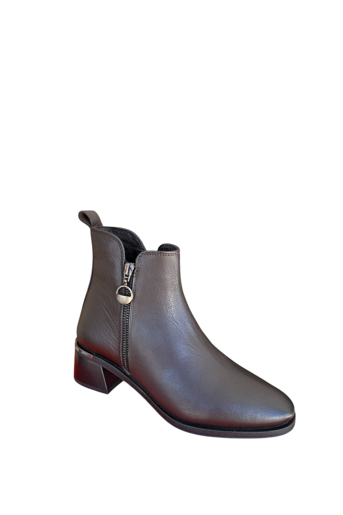 Castle Black YLDZ-9780-1 Kadın Hakiki Deri Klasik Bot Kahverengi