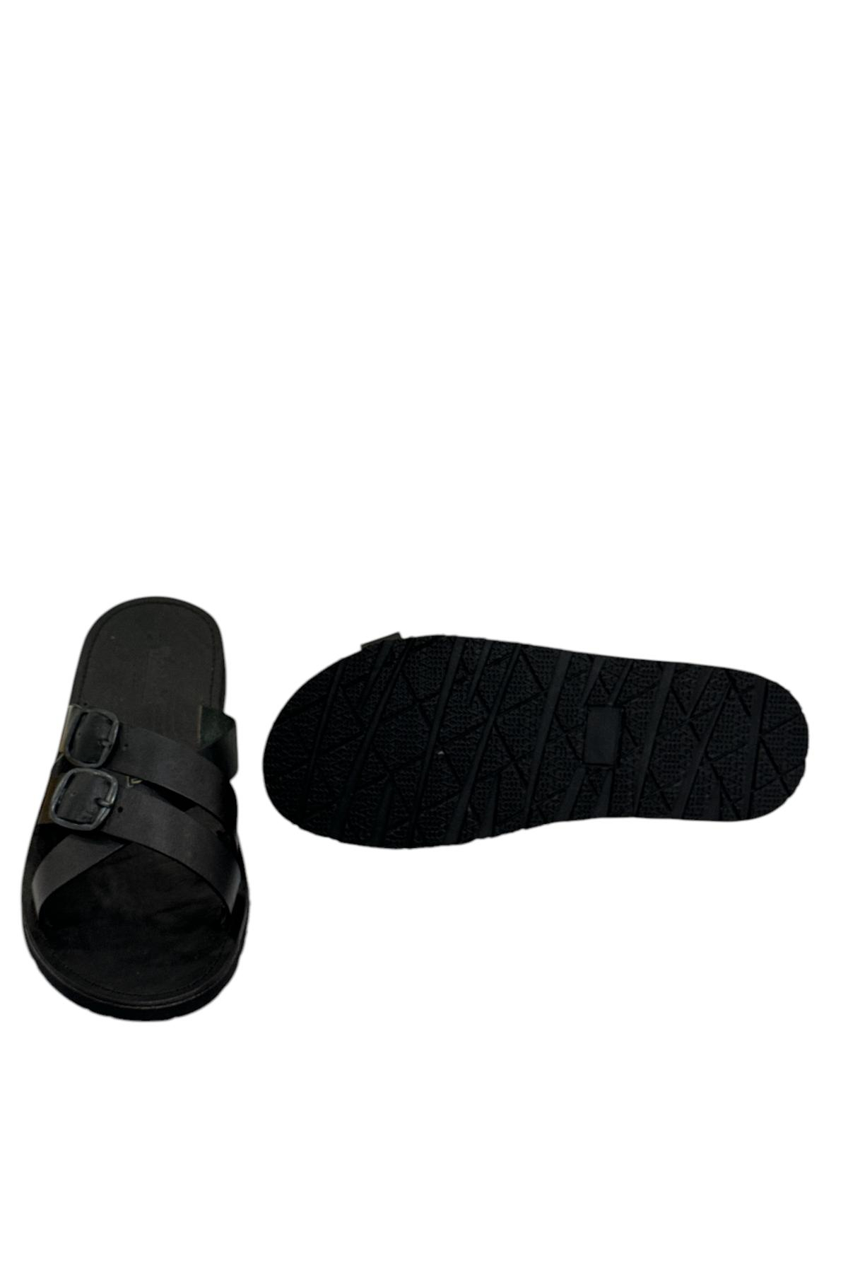 Dockers by Gerli 216360 Erkek Deri Terlik Siyah