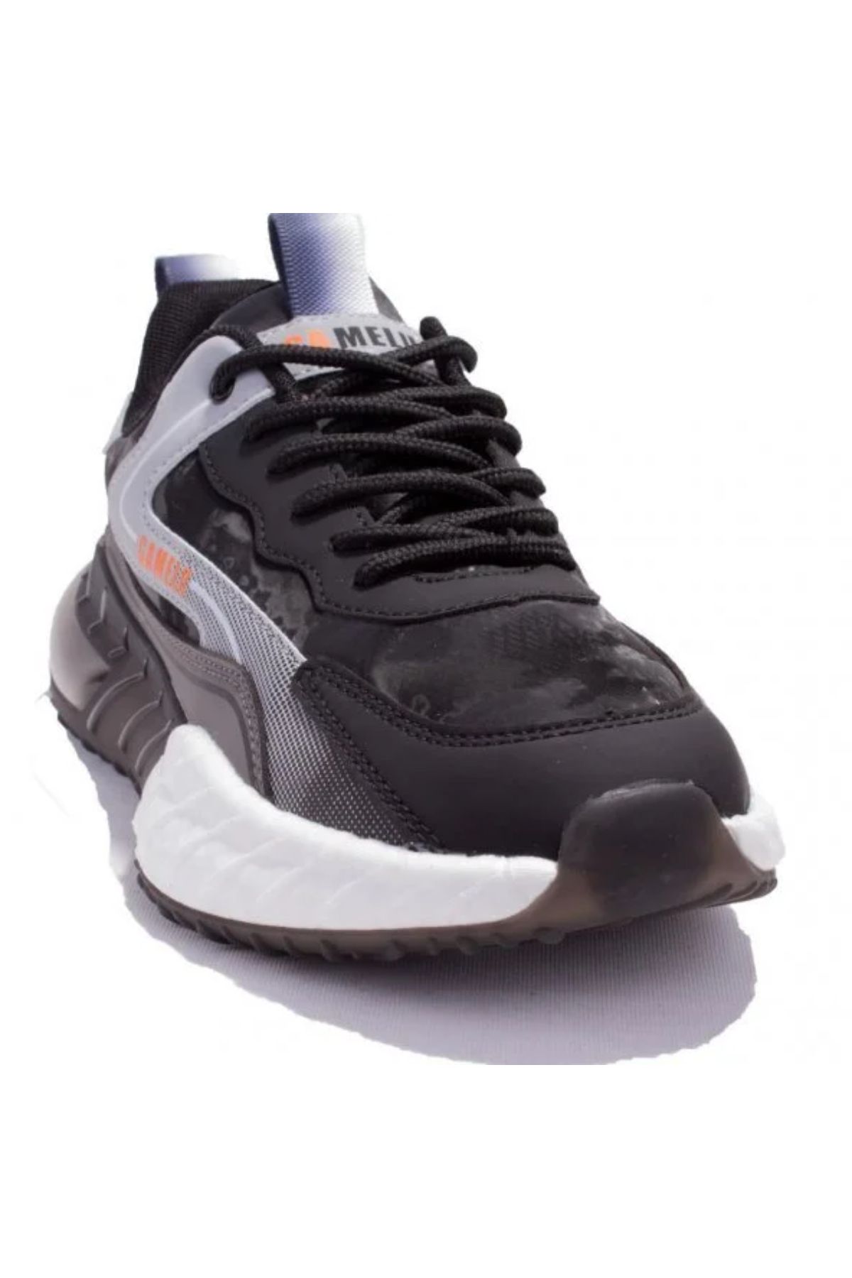 Gamelu 23KM LONG Memory Taban Erkek Spor Ayakkabı Siyah Beyaz