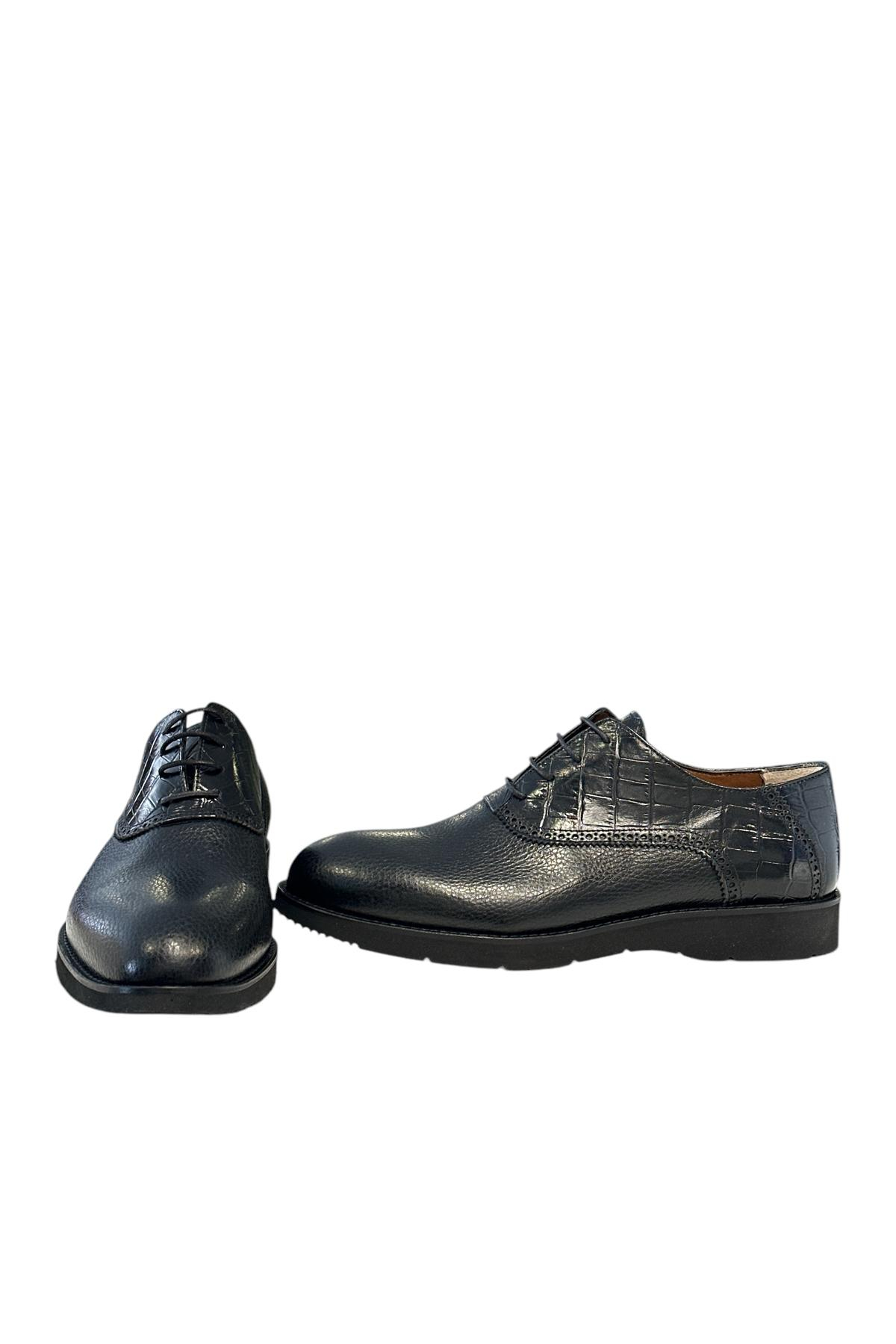 Gianni Maggi 2364 Erkek Dana Derisi Klasik Ayakkabı Siyah