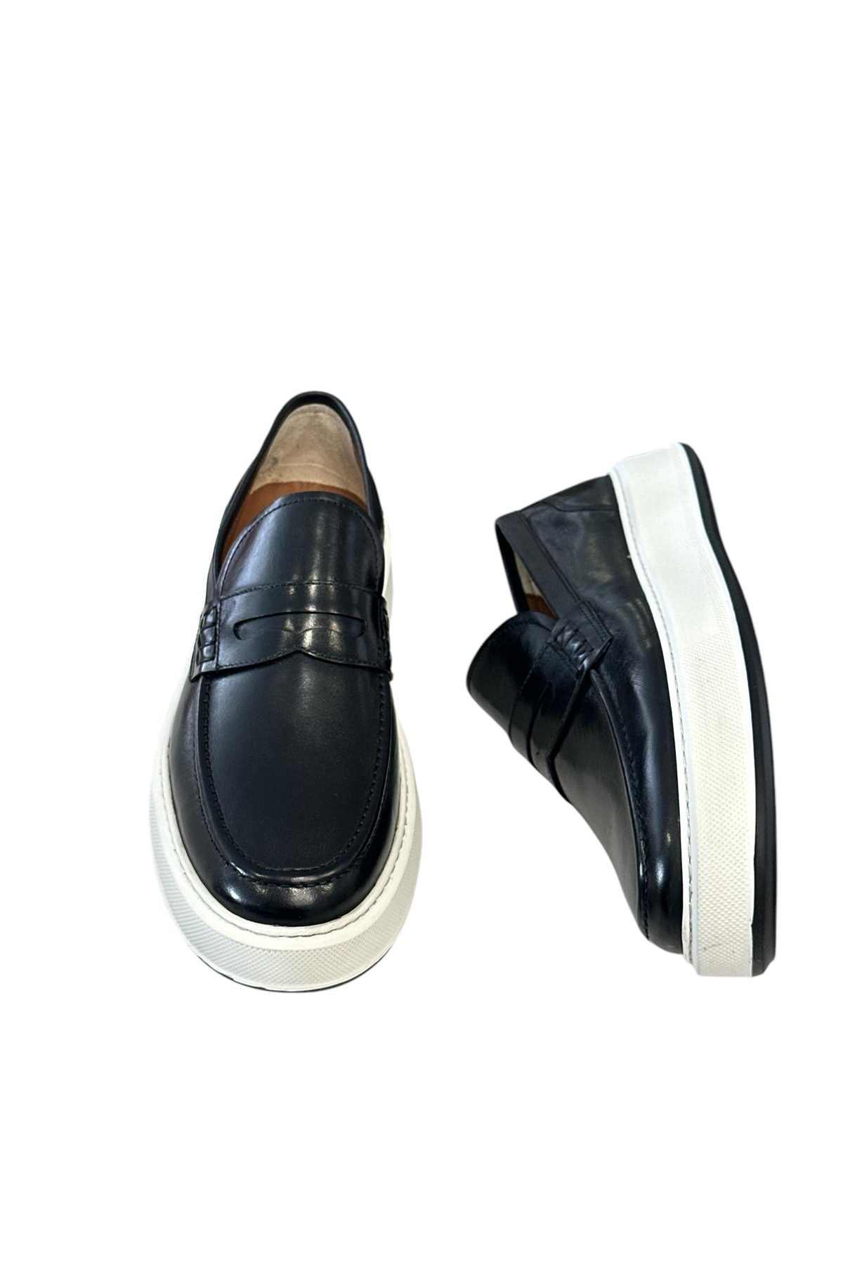 Gianni Maggi 262 Erkek Dana Derisi Comfort Ayakkabı Siyah
