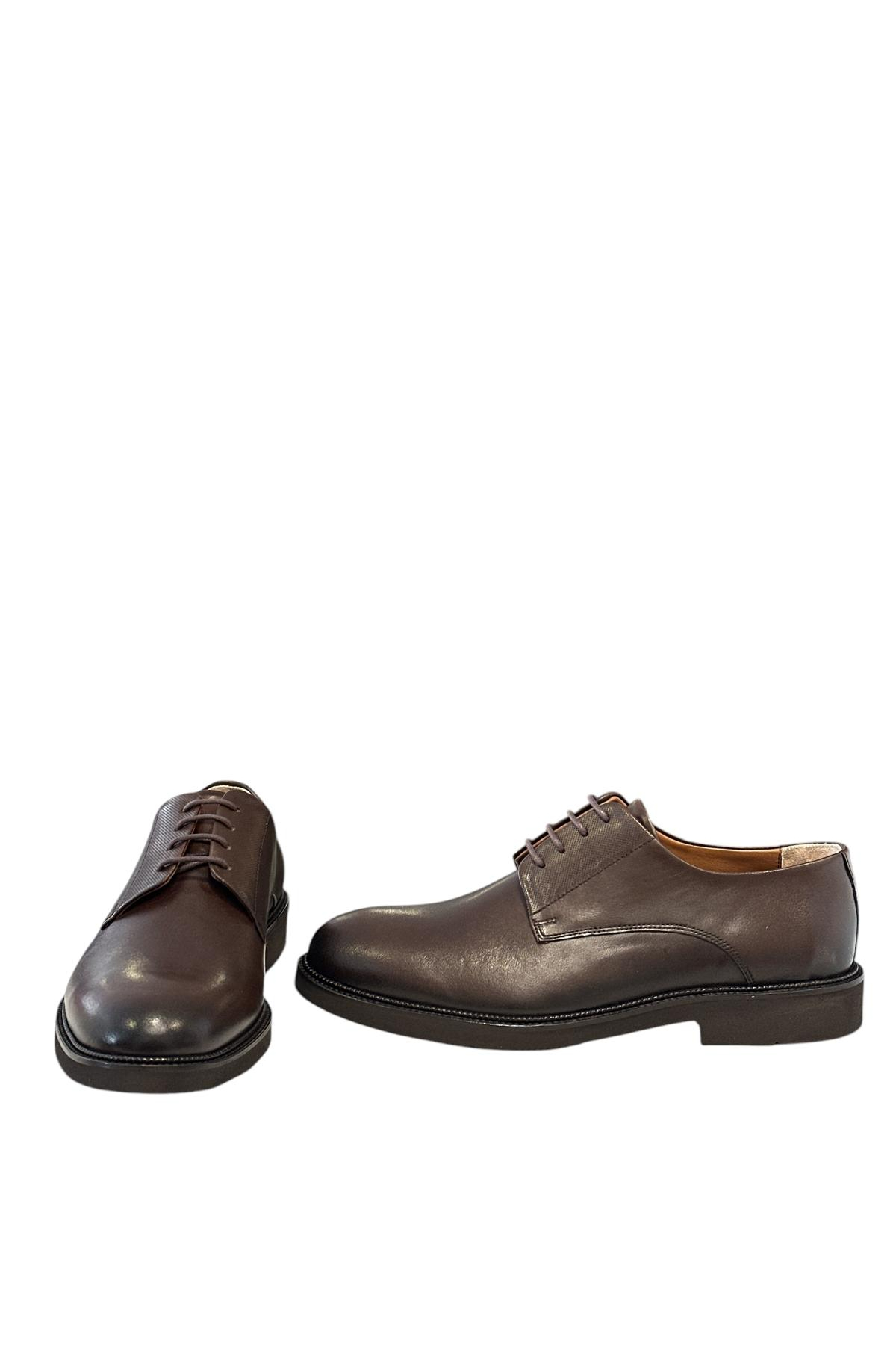 Gianni Maggi 3043 Erkek Dana Derisi Klasik Ayakkabı Kahverengi
