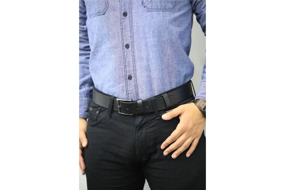 Guard K-1133 BAY KEMER SİYAH HAKİKİ DERİ Siyah