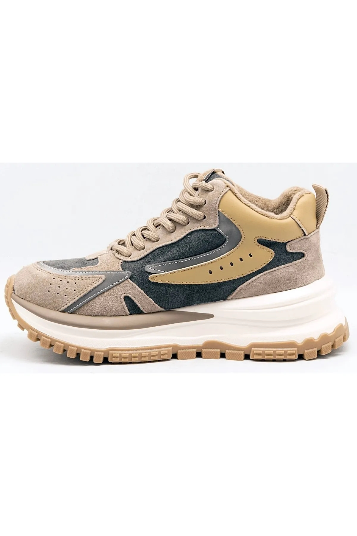 Guja 23K334-1 Kadın Sneakers Günlük Kullanım Ayakkabı Karamel Kahverengi