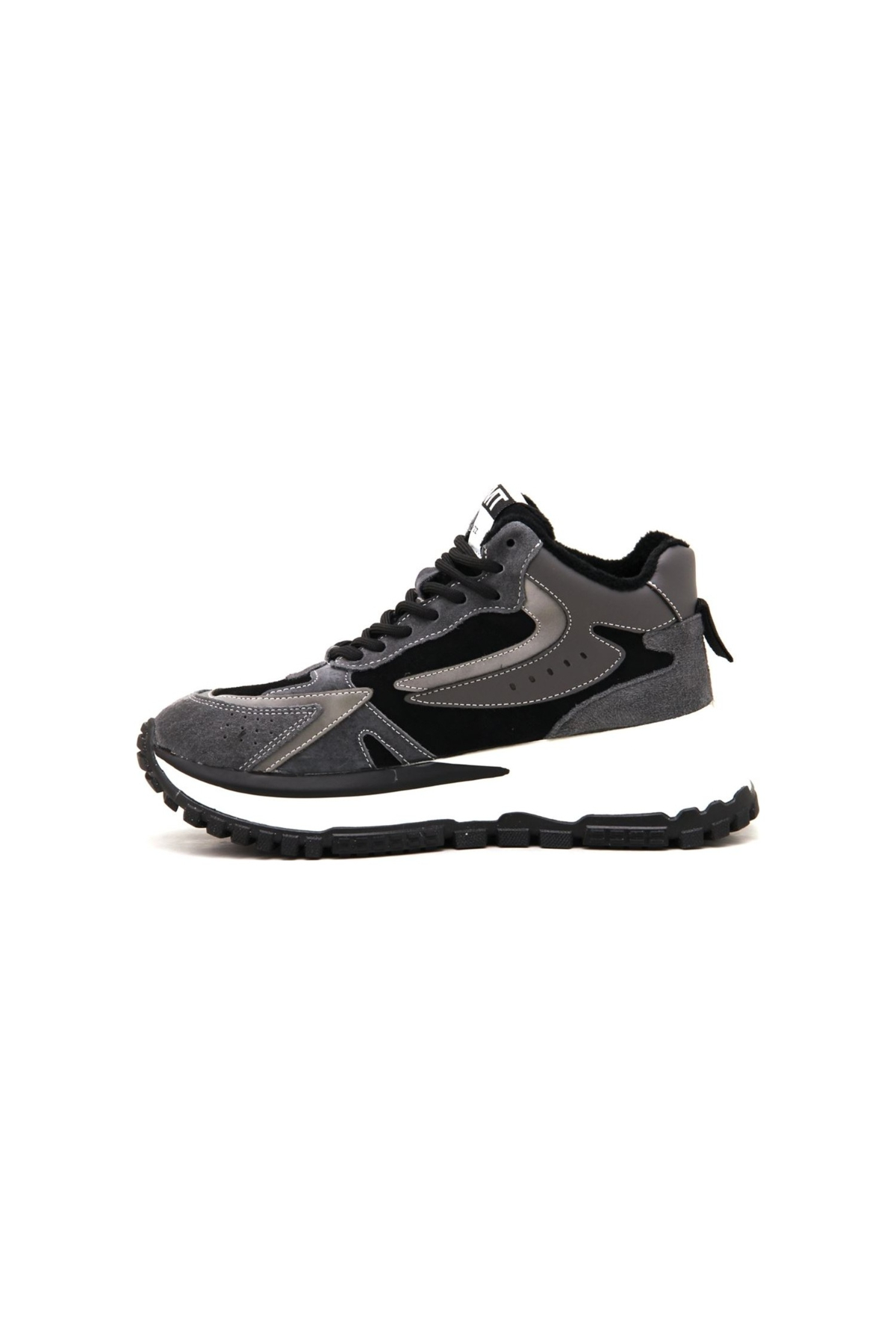 Guja 23K334-1 Kadın Sneakers Günlük Kullanım Ayakkabı Siyah Gri Siyah Gri