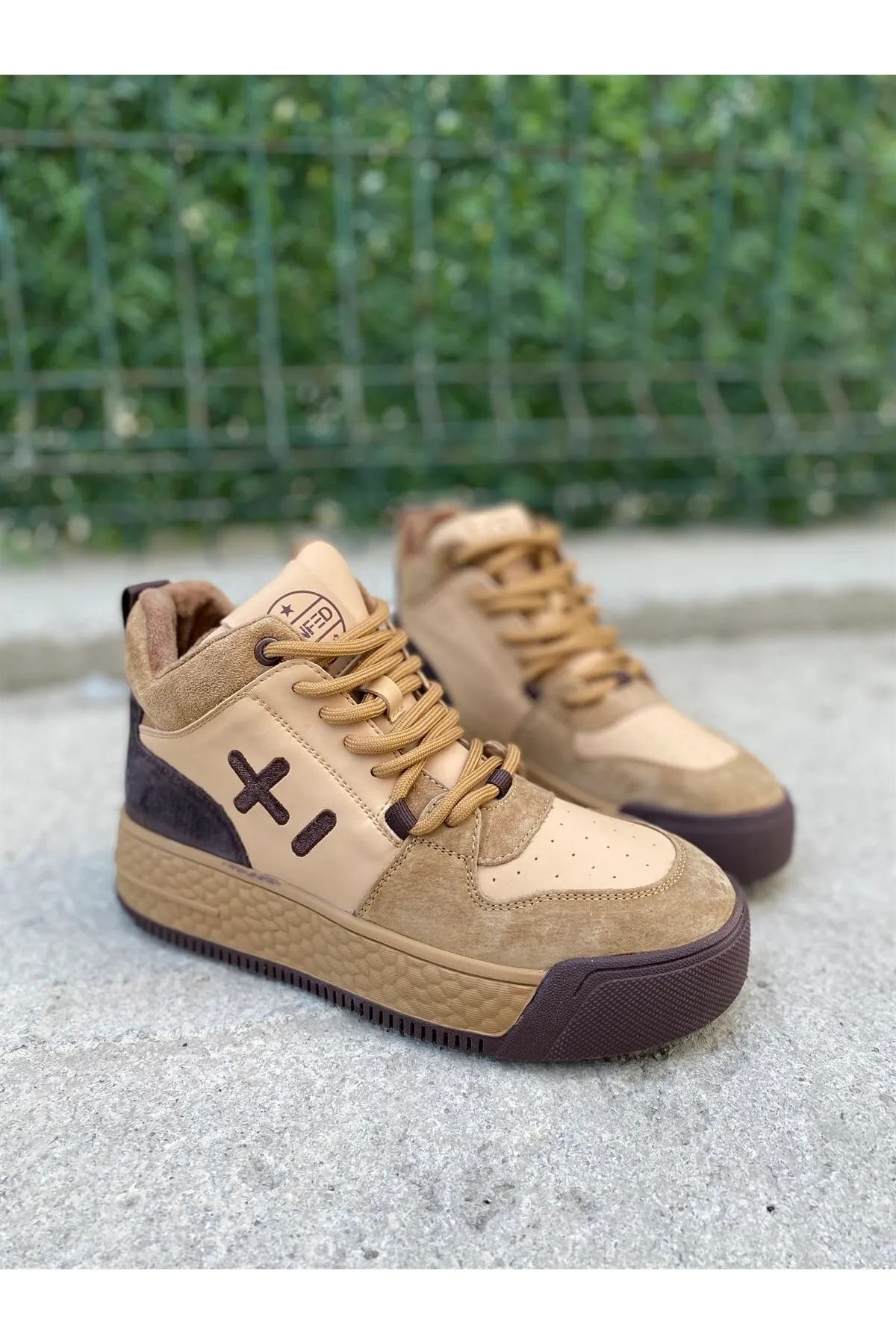 Guja 23K359-7 Kadın Sneakers Günlük Giyim Camel