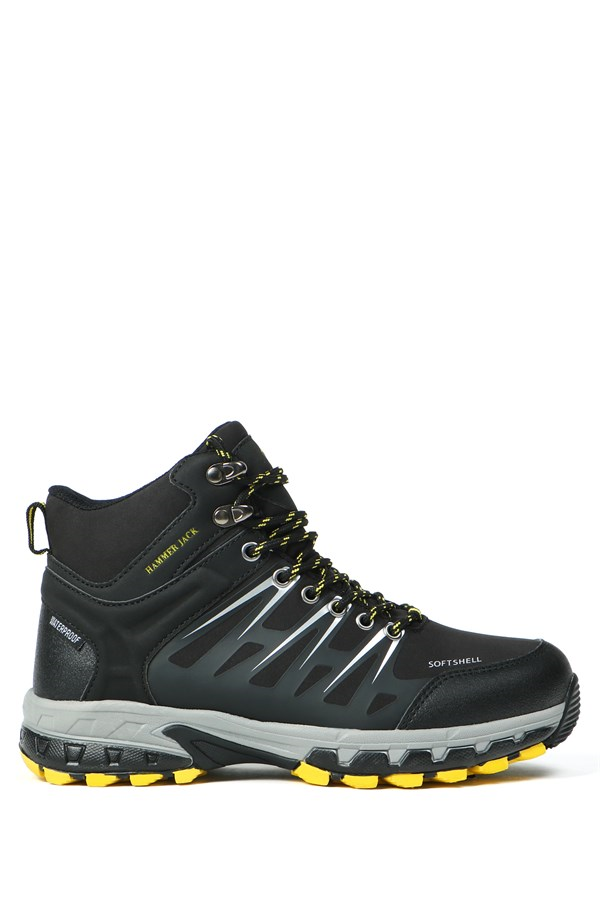 Hammer Jack Garson G 102 19900-G Siyah Fuşya Kadın Bot Siyah Pembe